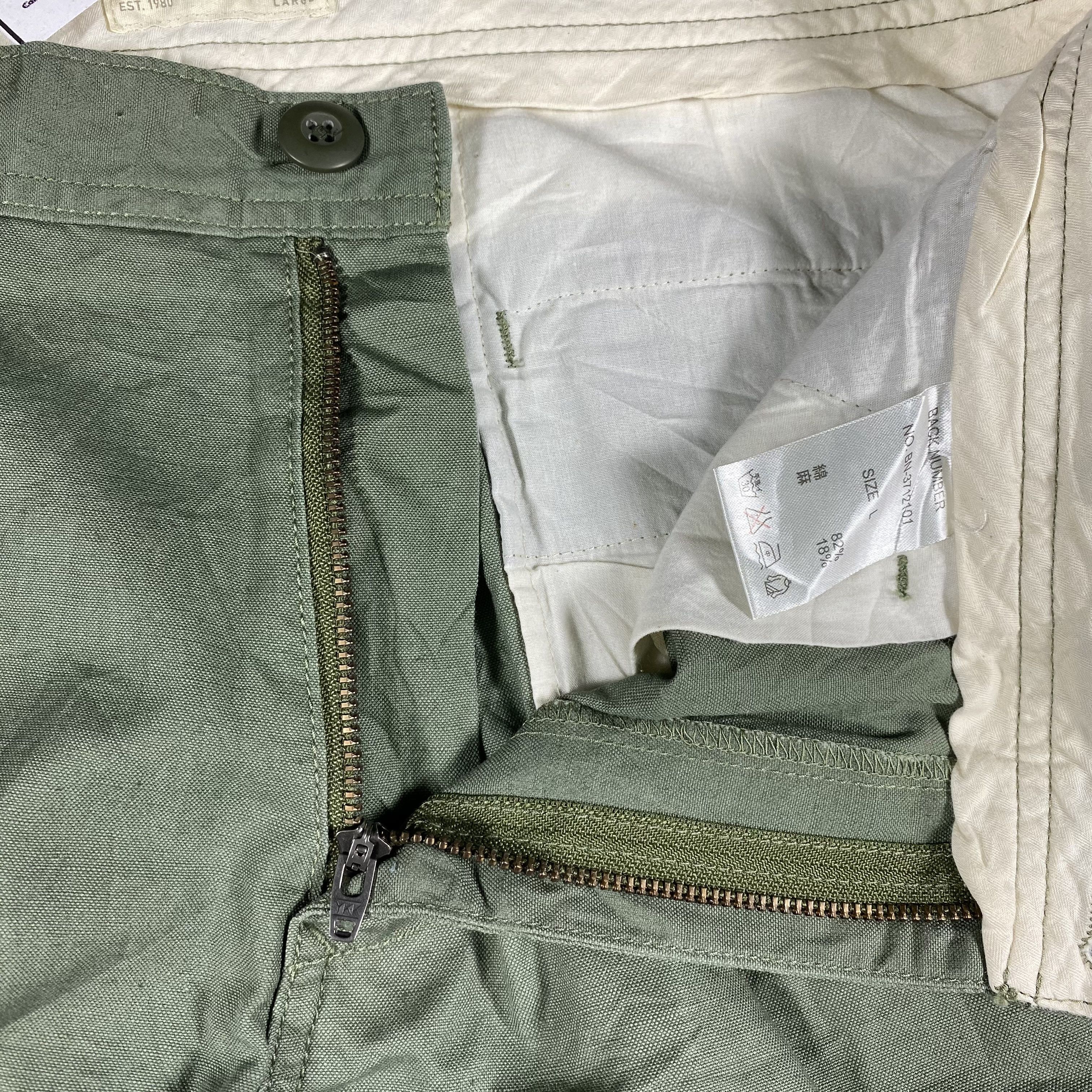 Japanese Brand Japanese Brand Back Number Multipocket Tactical Cargo Pants Size US 33 - 8 Thumbnail