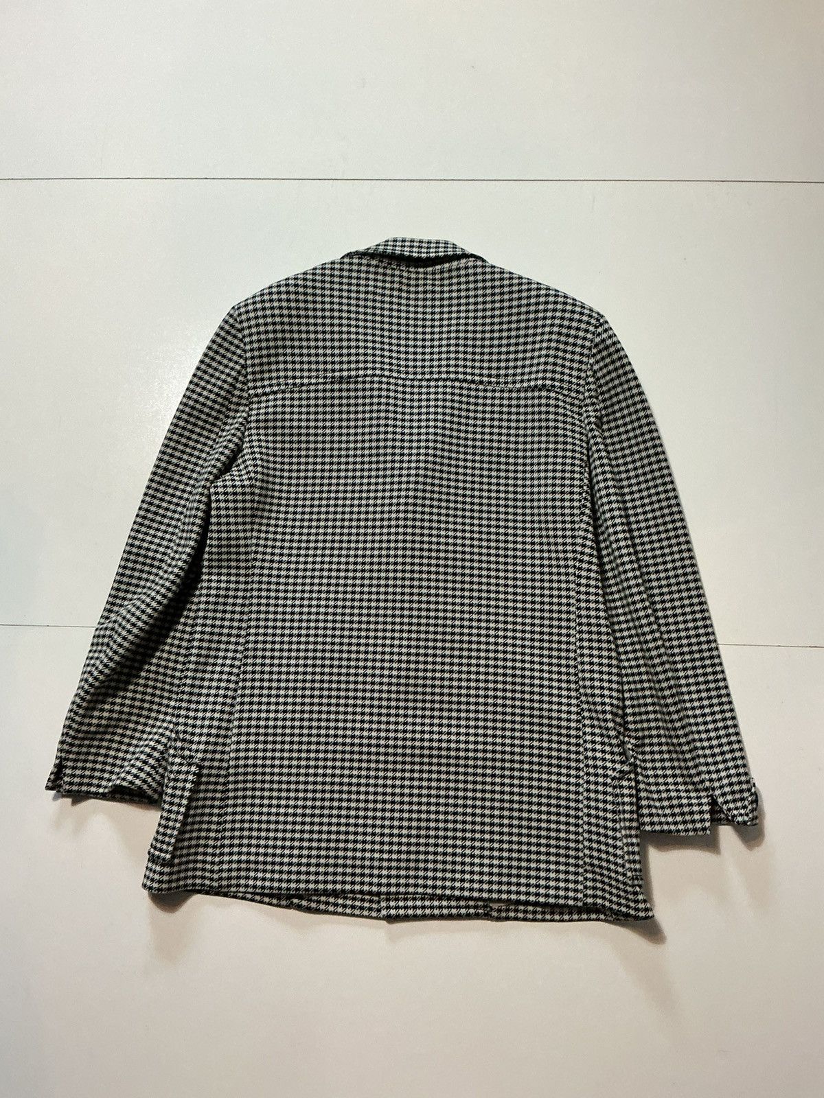 Vintage Vintage 60s Masculini Combo Houndstooth Blazer Jacket Size US S / EU 44-46 / 1 - 2 Thumbnail