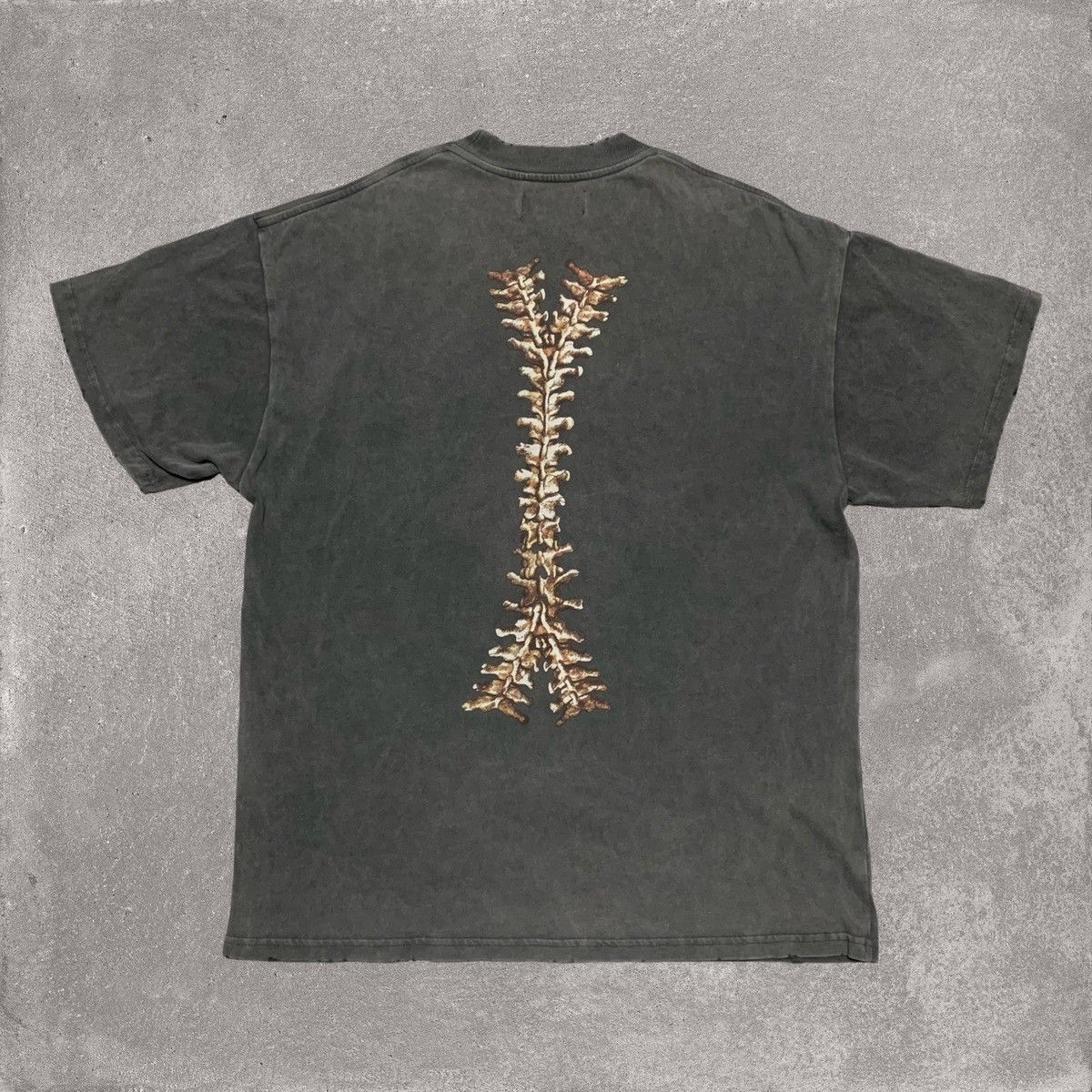 Represent Clo. Represent Small Bones Vintage Grey Tee Skeleton Size US S / EU 44-46 / 1 - 2 Thumbnail