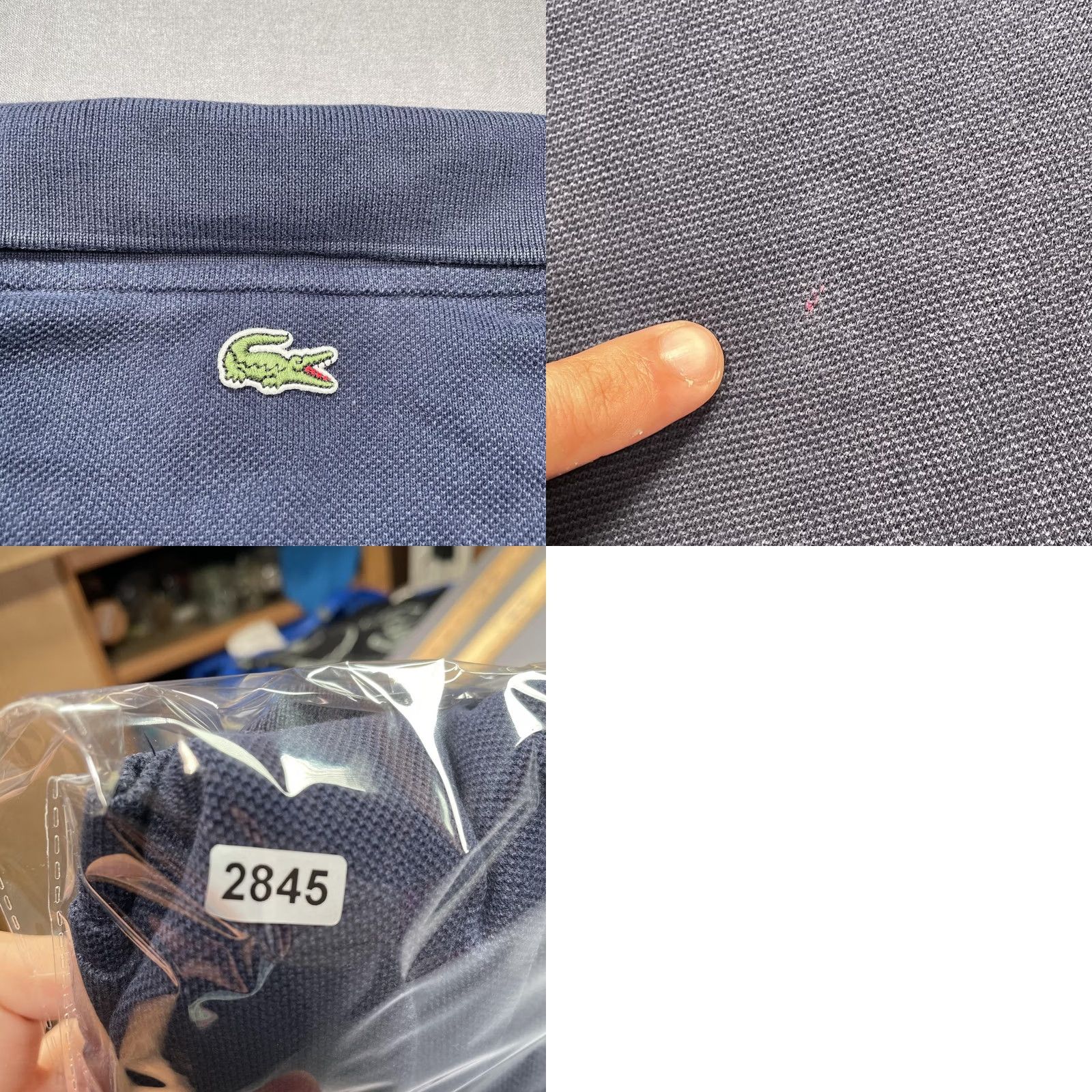 Lacoste Lacoste Polo Shirt Mens 4XL Blue Slim Fit Script Logo Cotton Made Peru Size US XXL / EU 58 / 5 - 8 Thumbnail