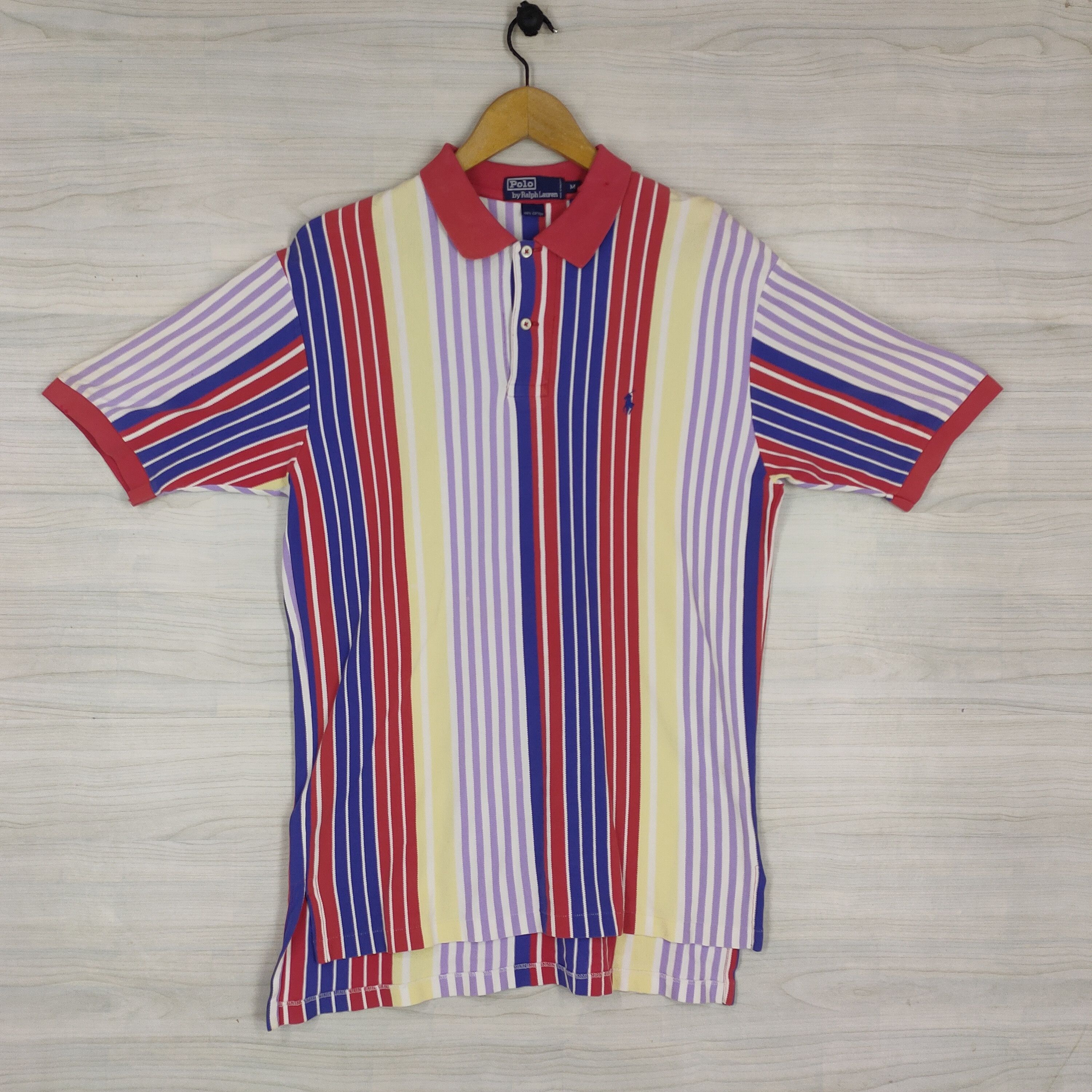 Polo Ralph Lauren × Ralph Lauren × Vintage 90s Polo Ralph Lauren Striped Size US M / EU 48-50 / 2 - 1 Thumbnail