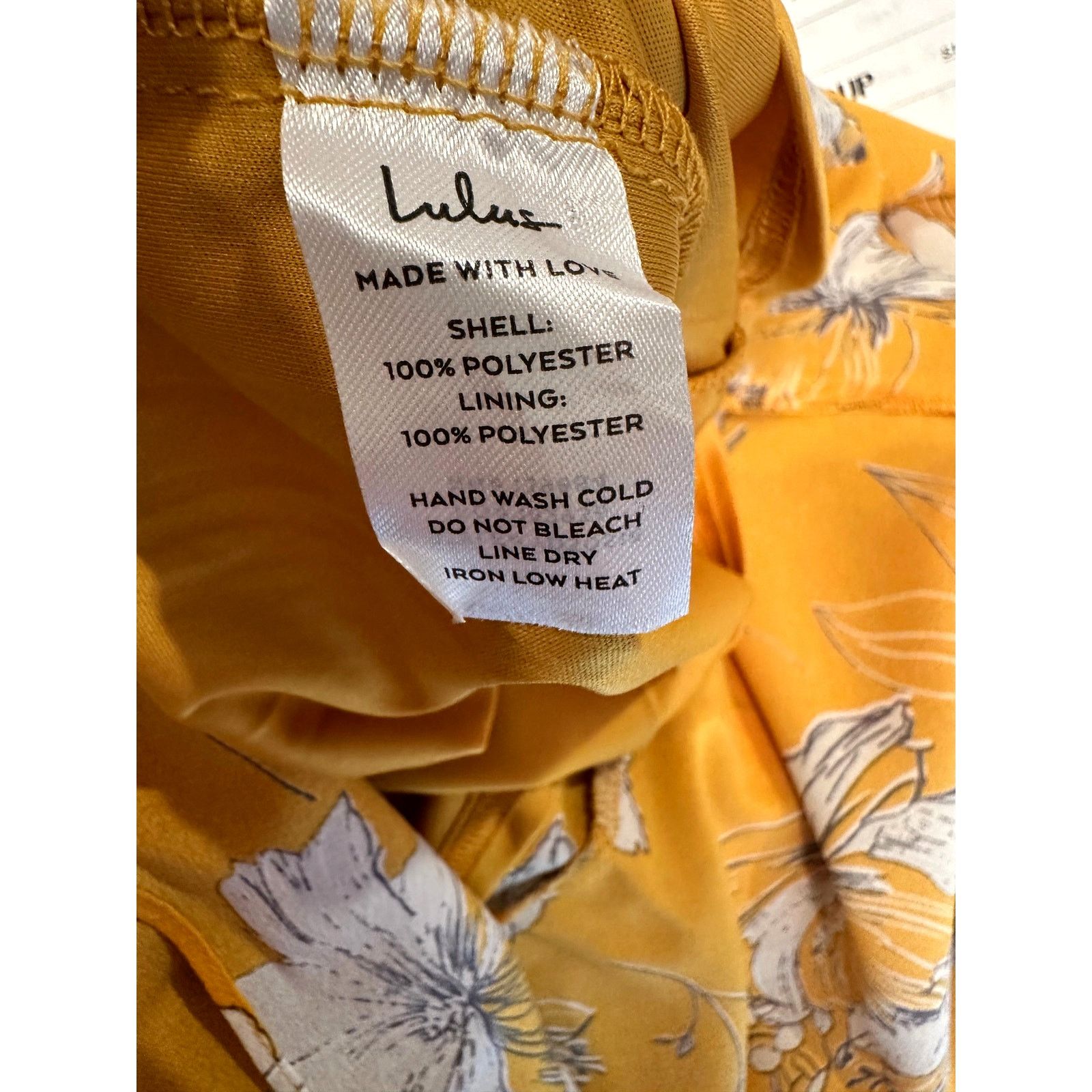 Other Lulu’s Darling Daylily Mustard Floral Hi-Lo Maxi Dress M Size M / US 6-8 / IT 42-44 - 22 Thumbnail