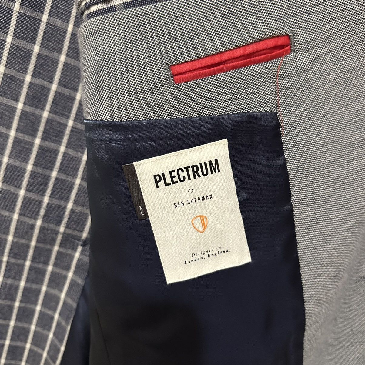 Ben Sherman Ben Sherman Plectrum Blazer Jacket (XL, Pique Cotton) Size 44R - 3 Thumbnail