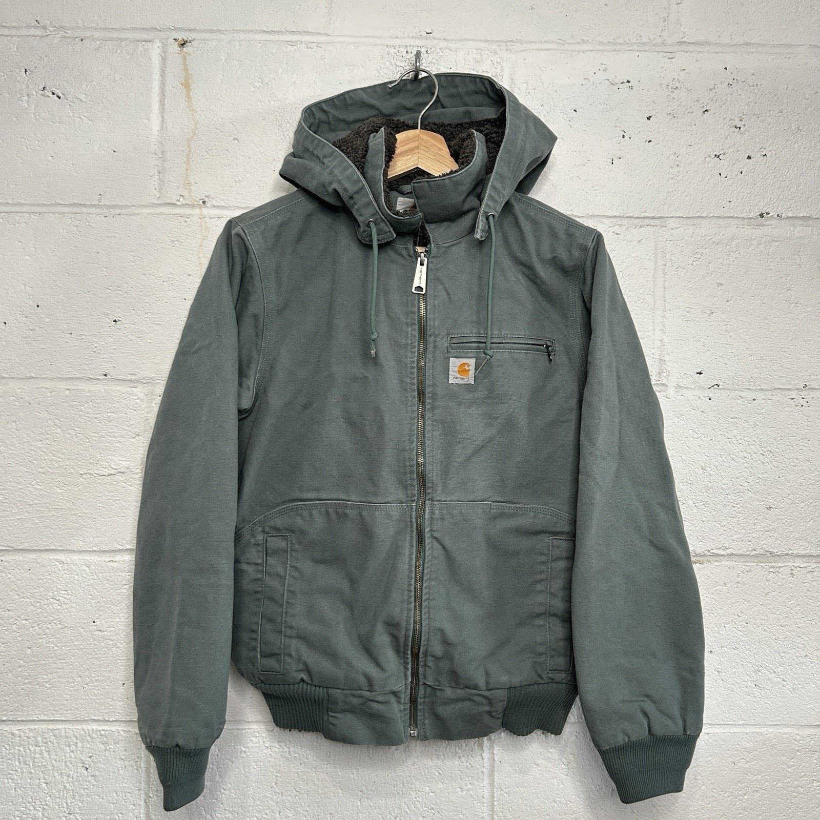 Carhartt Carhartt Sherpa-Lined Wildwood Jacket “Balsam Green” 100815 Size S / US 4 / IT 40 - 1 Thumbnail