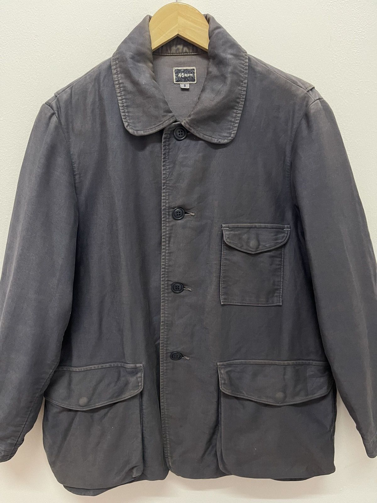 45rpm Vintage 45 RPM TECHNICAL CARGO JACKET Kapital Designer Size US L / EU 52-54 / 3 - 2 Thumbnail