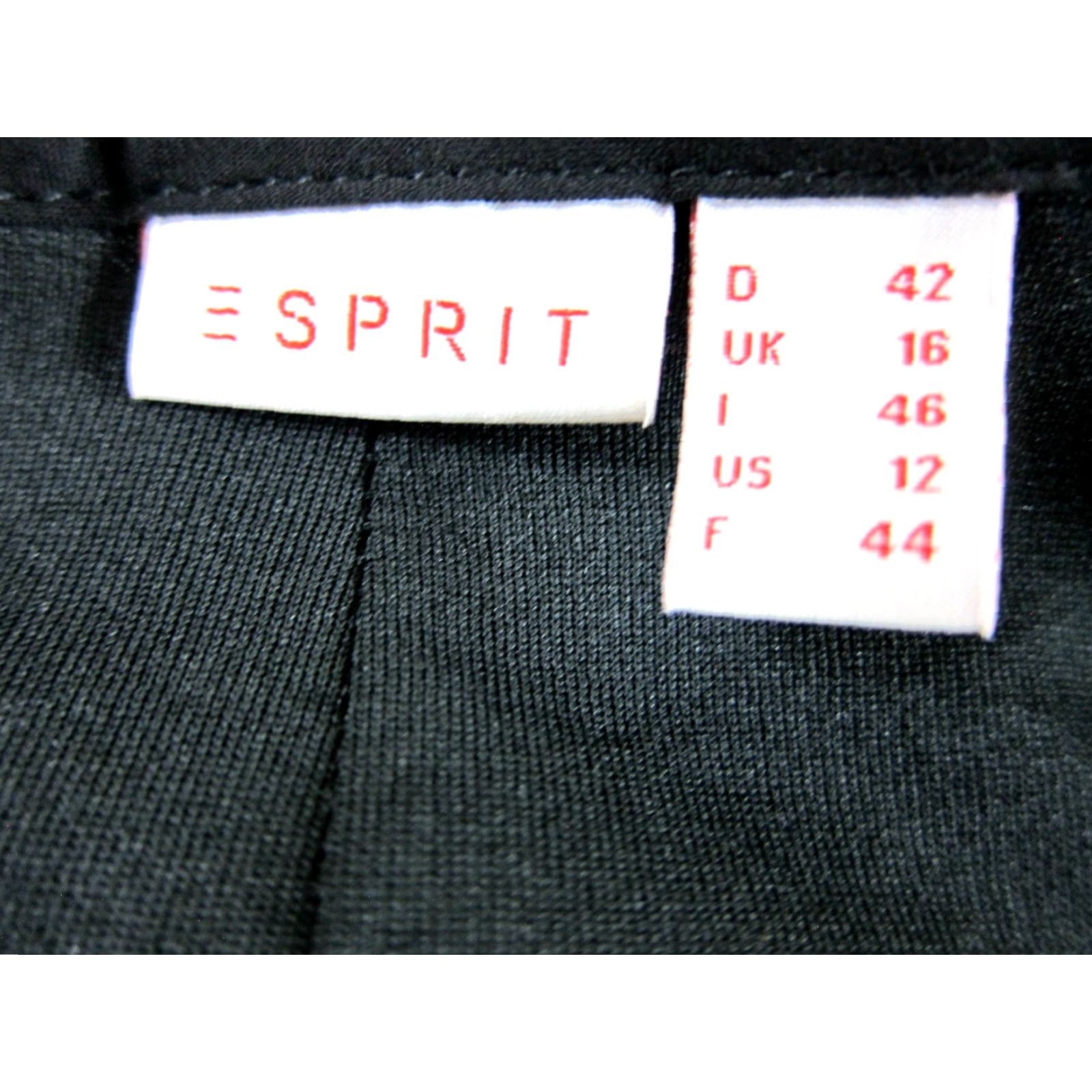 Esprit ESPRIT Black Rayon Floral Lace Short Sleeve Tunic Shift Dress Women 12 Size 34" / US 12 / IT 48 - 3 Thumbnail