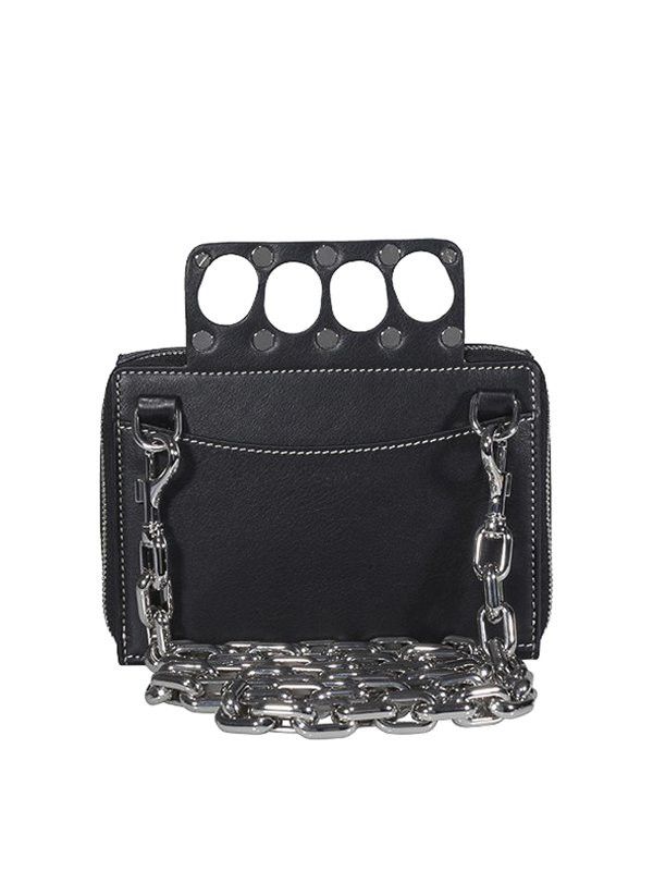 Alexander McQueen o1w1db10725 Size: OS/The Grip Mini Bag in Black Size ONE SIZE - 3 Thumbnail