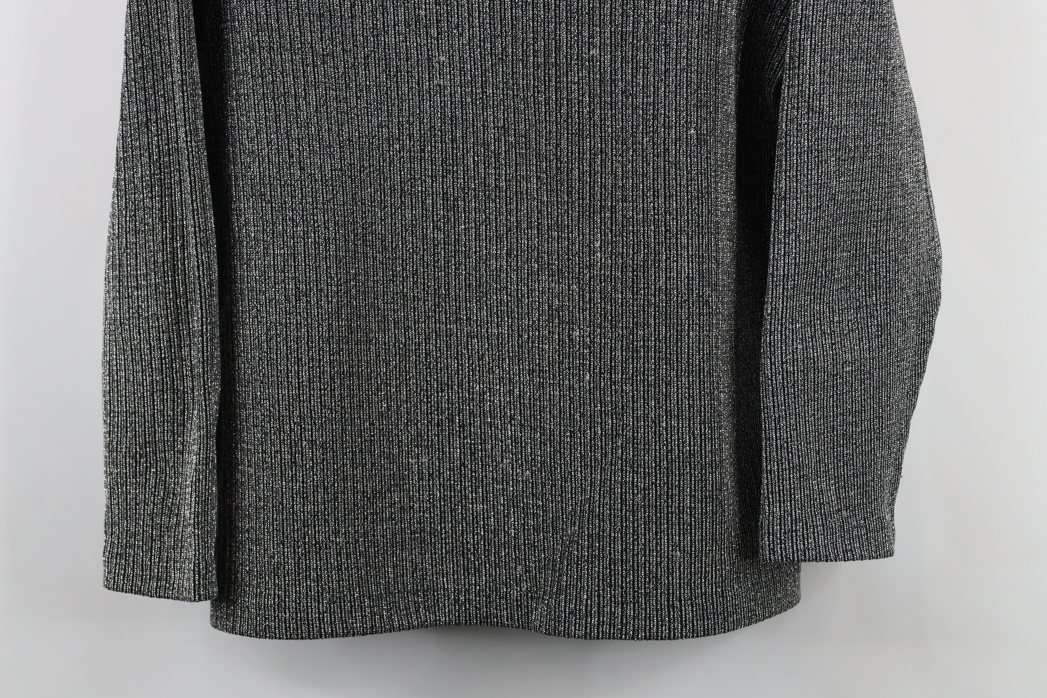 Vintage Vintage 70s Streetwear Ribbed Knit Turtleneck Shirt USA Size L / US 10 / IT 46 - 3 Thumbnail
