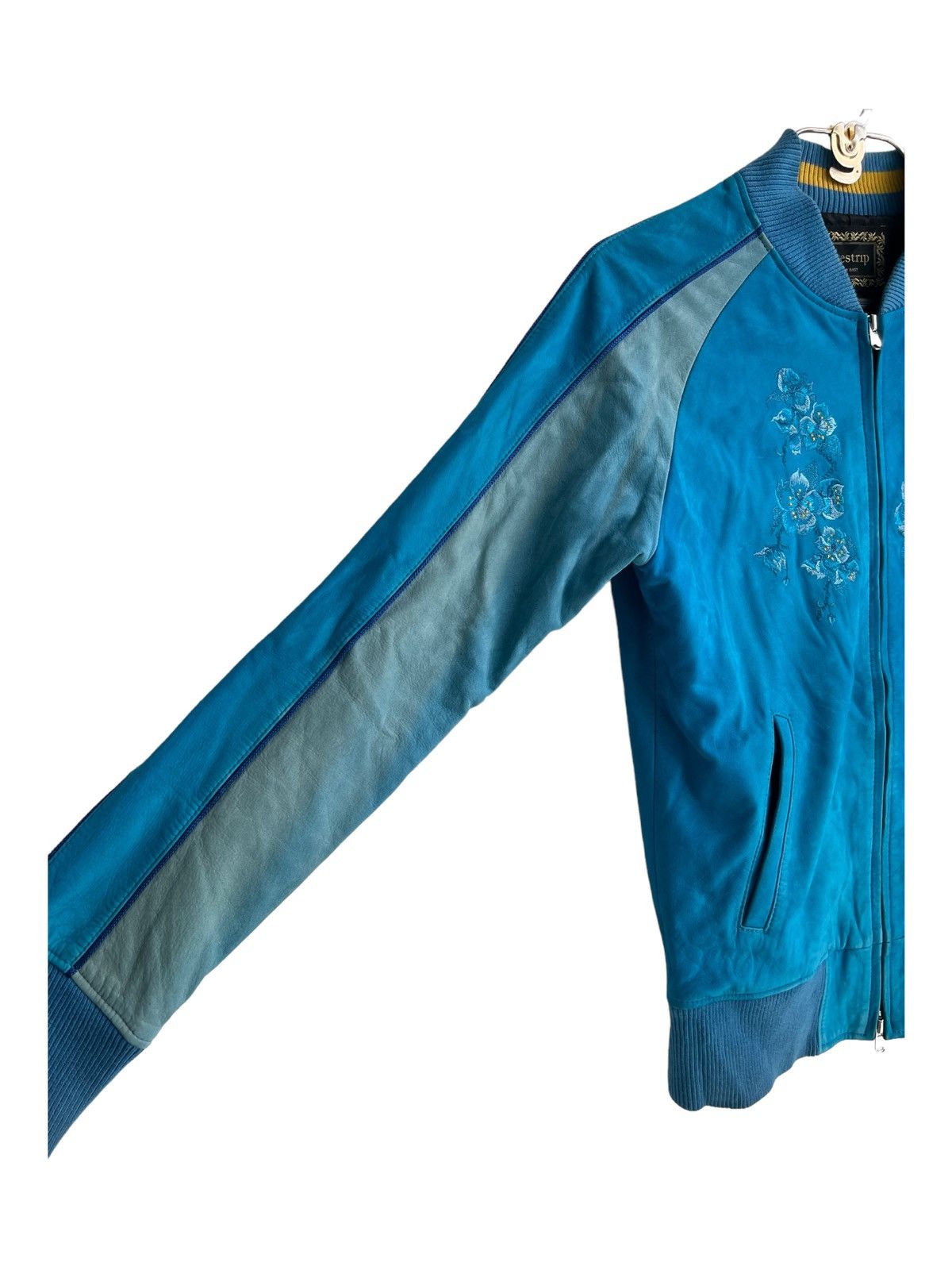Tailor Toyo Peacock 🌸 Embroidery Cow Leather Sukajan Souvenir Jacket Size US M / EU 48-50 / 2 - 8 Thumbnail