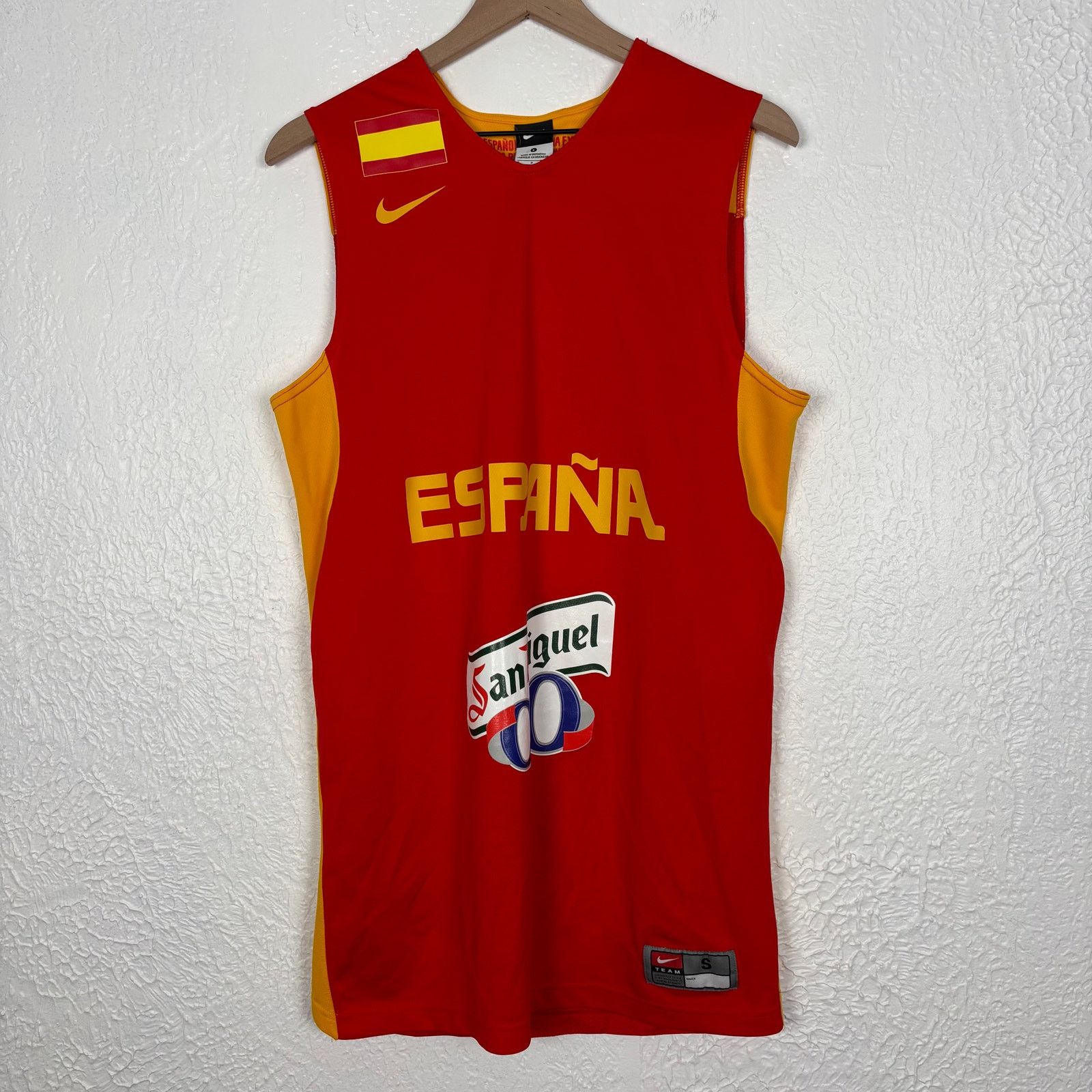 Nike Nike Men's Espana Spain Basketball Jersey 606305-600 Small Size US S / EU 44-46 / 1 - 1 Thumbnail