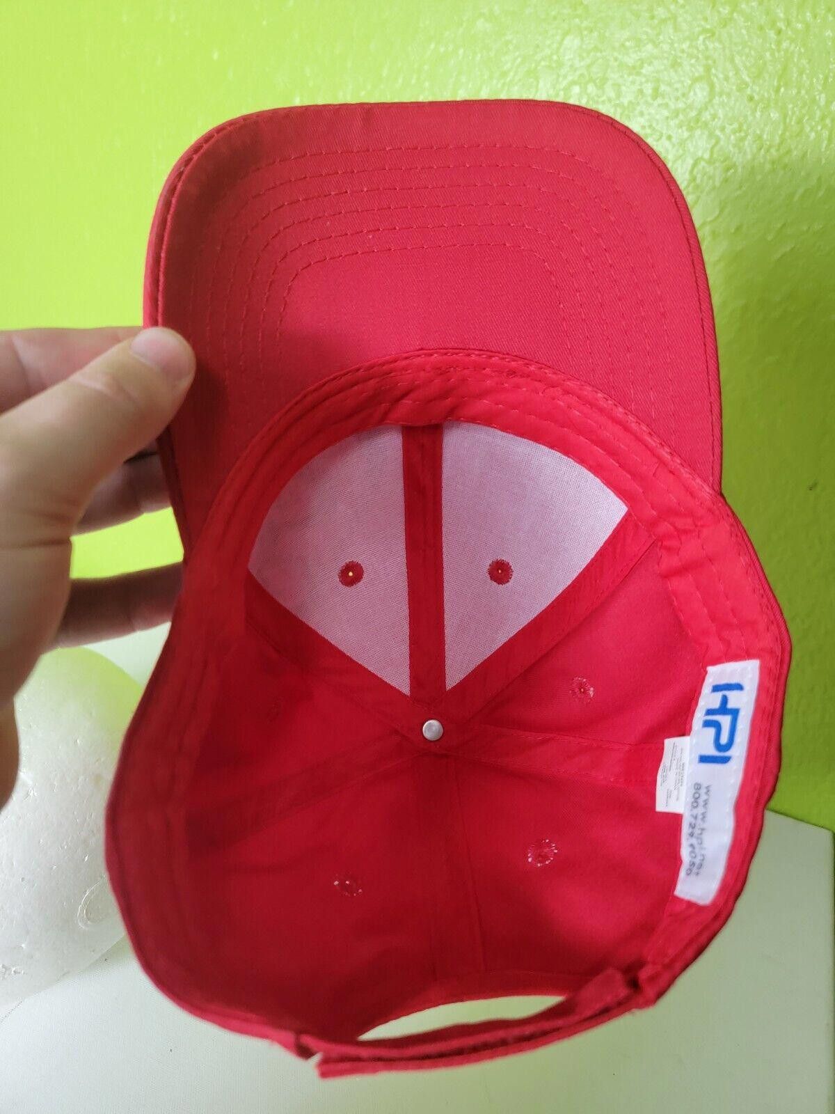 Designer Red Robin Employee Hat Cap RR Adjustable Strap Baseball Size ONE SIZE - 3 Thumbnail