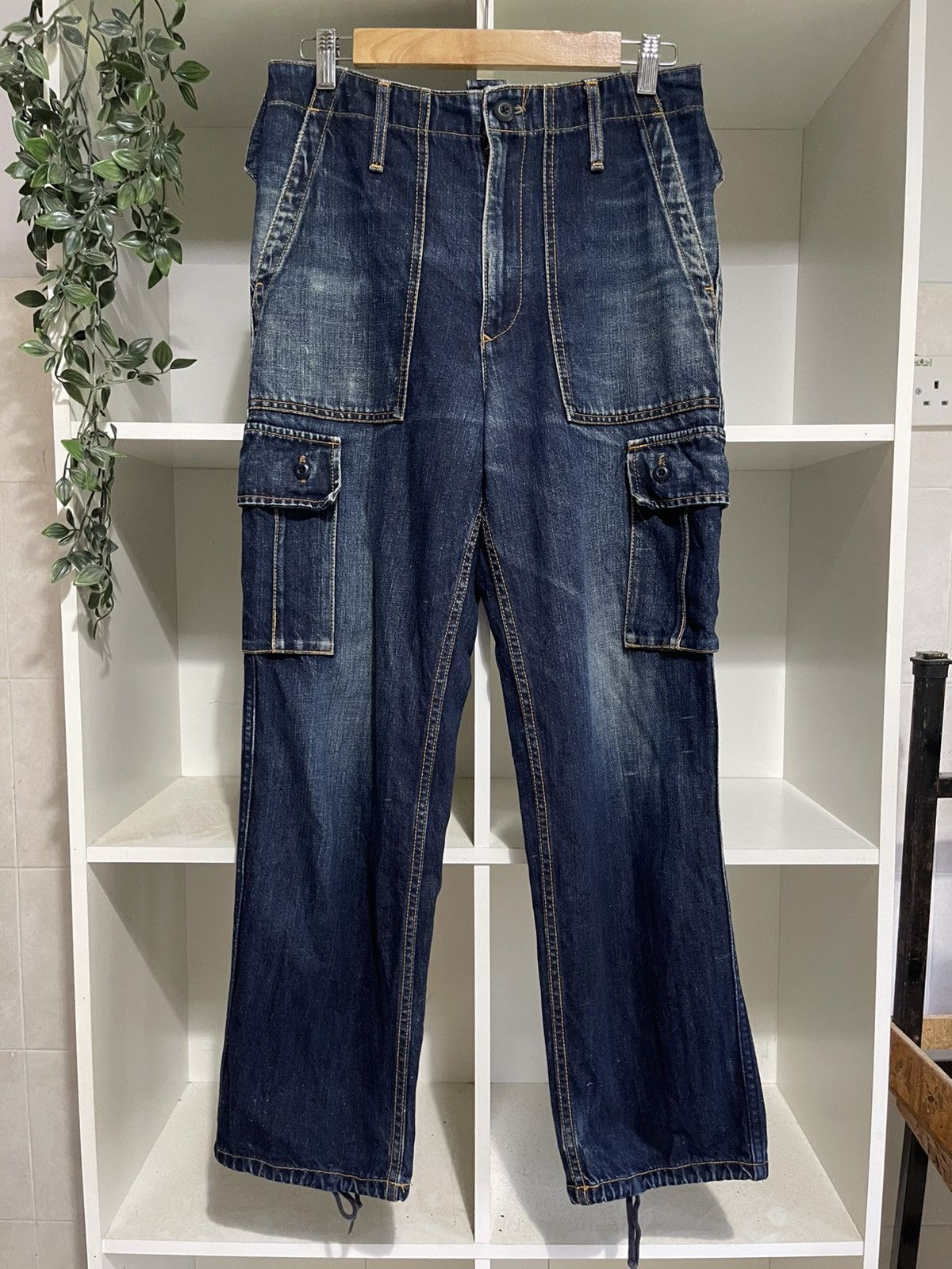 Junya Watanabe Vintage WM-P01 AD2003 Cargo Denim Military Style Size US 30 / EU 46 - 1 Thumbnail