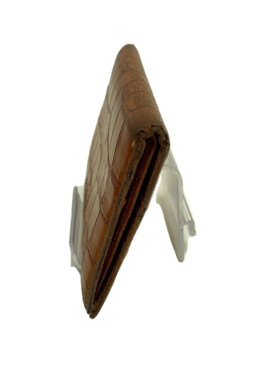 Jean Paul Gaultier Crocodile Embossed Leather Card Holder Wallet Size ONE SIZE - 6 Thumbnail