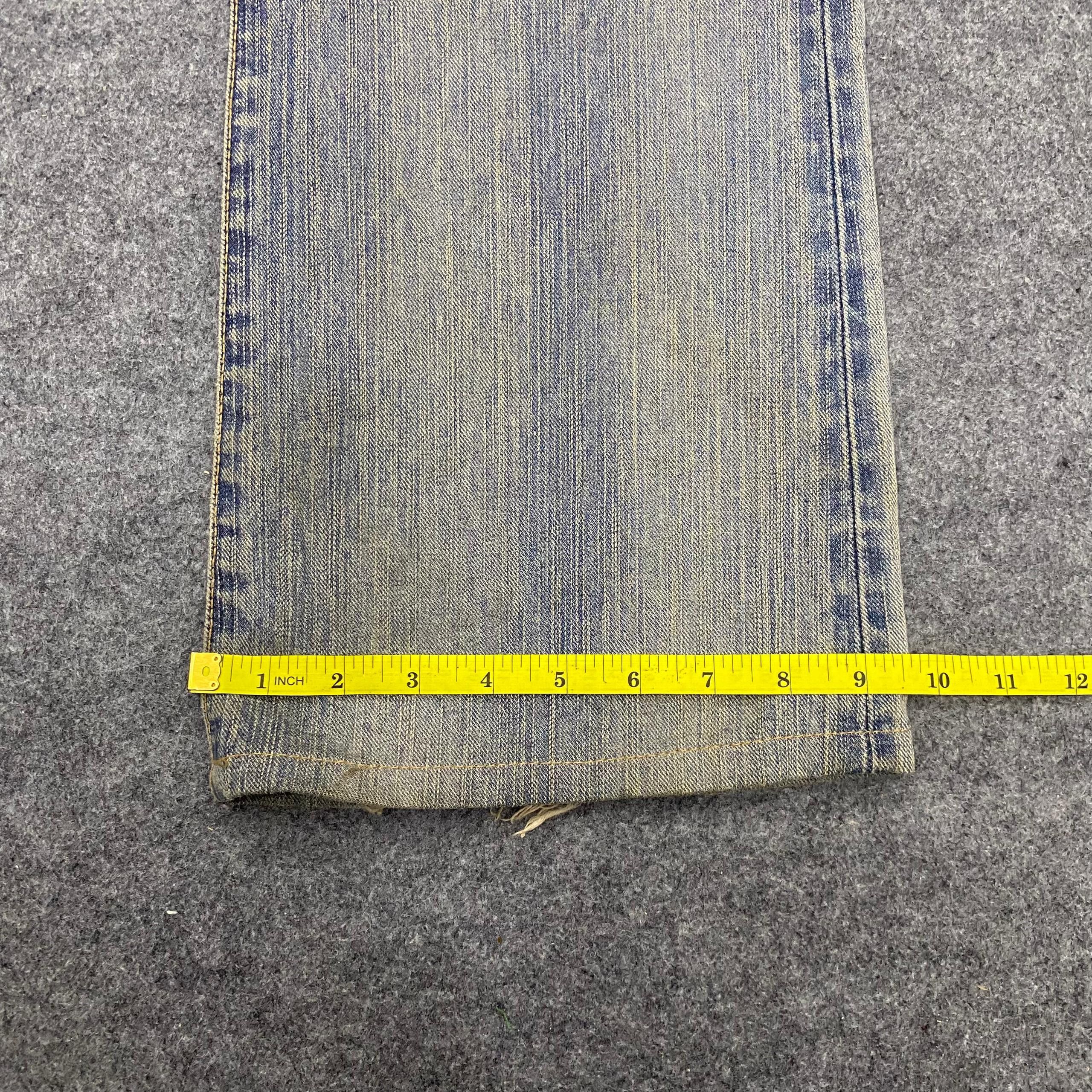 Edwin 💥Flare💥Vintage Edwin Exclusive Vintage Distressed Denim Size US 36 / EU 52 - 8 Thumbnail