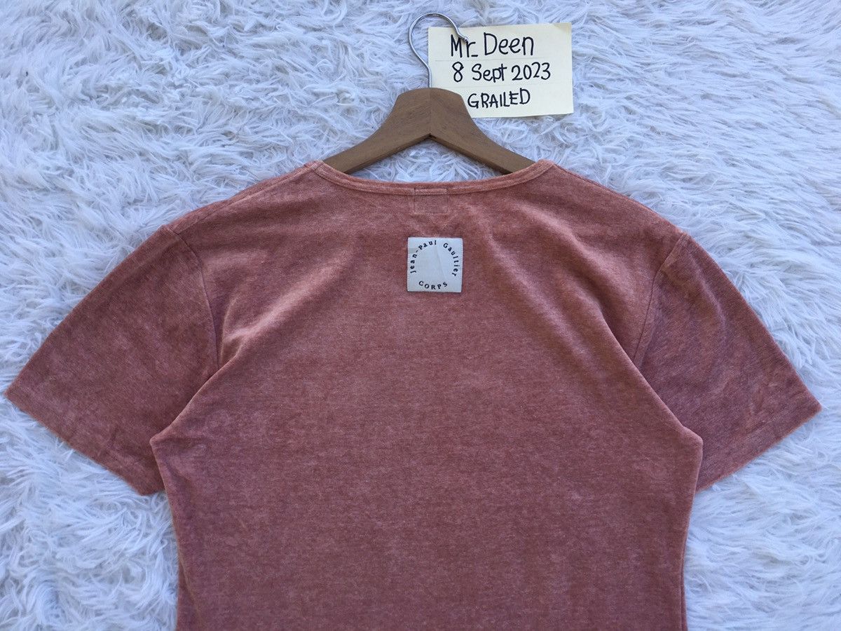 Jean Paul Gaultier Rare Vintage Jean Paul Gaultier Homme Velvet Tshirt Size US M / EU 48-50 / 2 - 16 Thumbnail