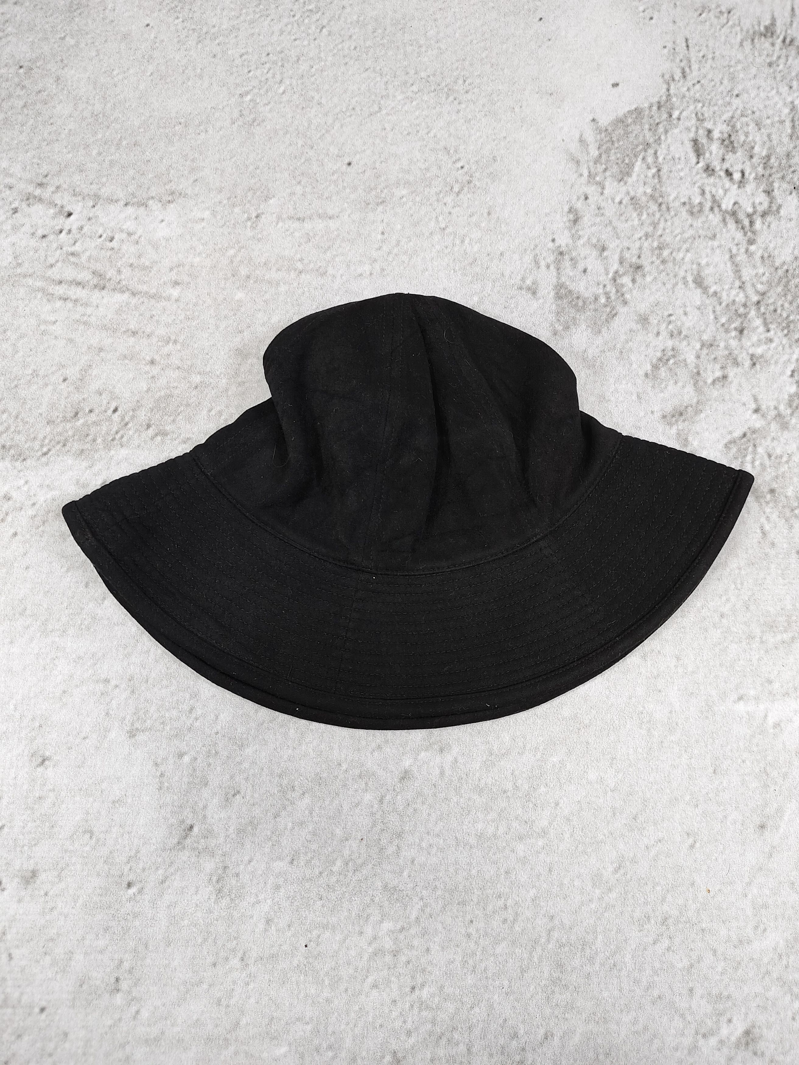 Yohji Yamamoto Y’SACCS SACSNY By Yohji Wide Brim Minimal Solid Bucket Hat Size ONE SIZE - 3 Thumbnail