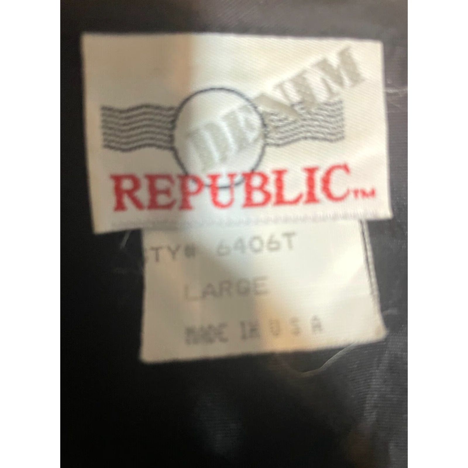 New Republic VINTAGE Denim Republic Vest Jacket Womens Large Made In USA Travel Pattern USA Geometric Short Sleeveless Blue Denim Jacket/Coat Womens L Size L / US 10 / IT 46 - 4 Thumbnail
