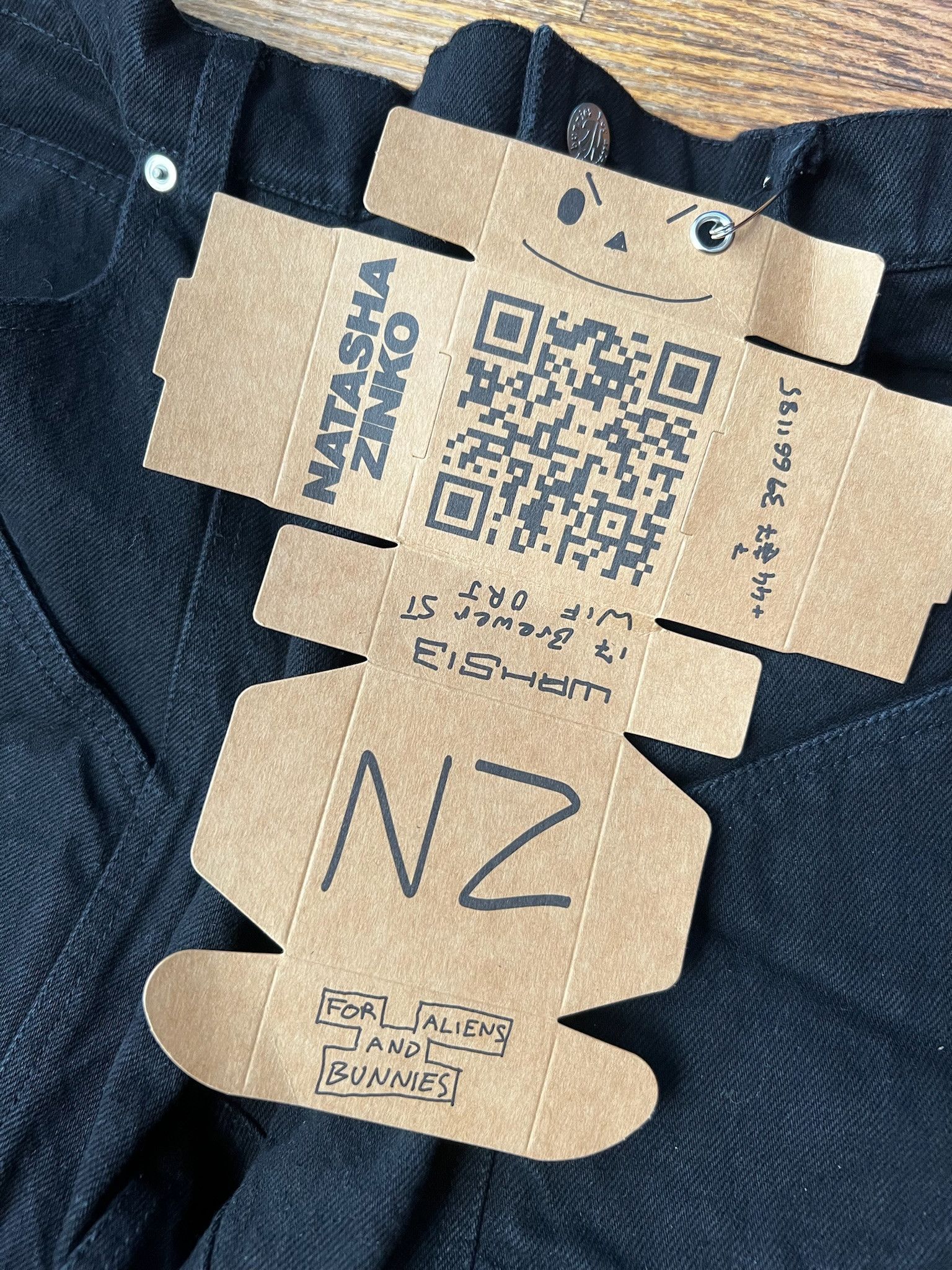 Natasha Zinko Denim Jeans (NZ313-01-BLACK) Size US 37 - 4 Thumbnail