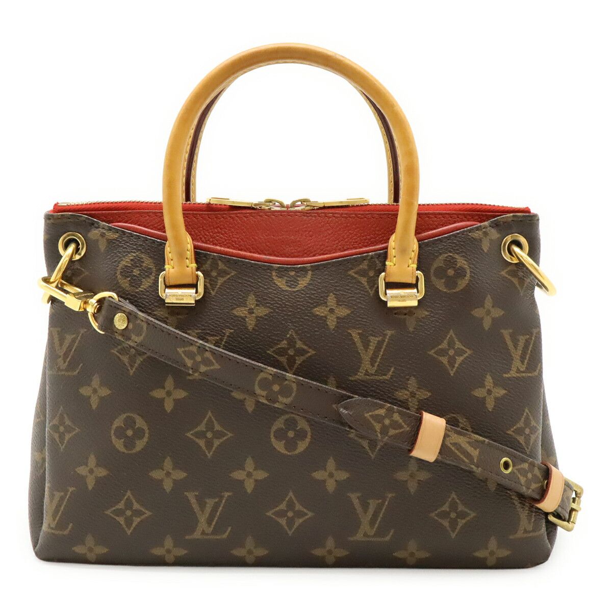Louis Vuitton Louis Vuitton Louis Vuitton Monogram Pallas BB Handbag Textile Handbag M41241 DUTY FREE for USA Size ONE SIZE - 1 Thumbnail