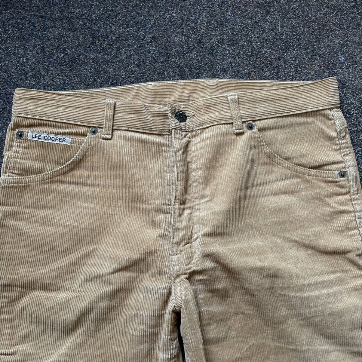 Vintage Vintage 90s Lee Relaxed Cargo Pants Workwear Khaki Indie 33 Size 33" - 3 Thumbnail
