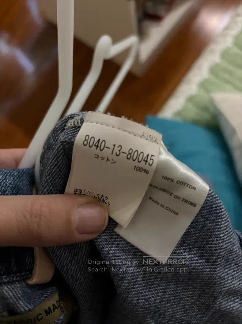 Nigel Cabourn Nigel Cabourn Washed distressed denim jacket Size US M / EU 48-50 / 2 - 4 Thumbnail