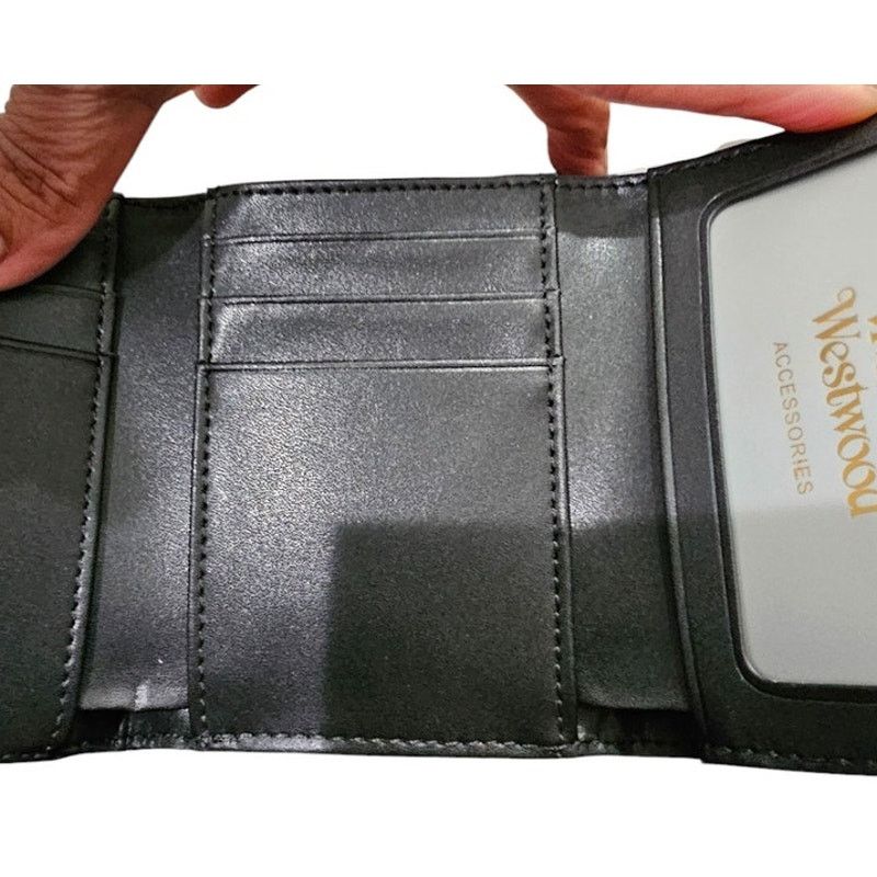 Vivienne Westwood Vivienne Westwood Small Frame Wallet Croc Embossed Size ONE SIZE - 9 Thumbnail