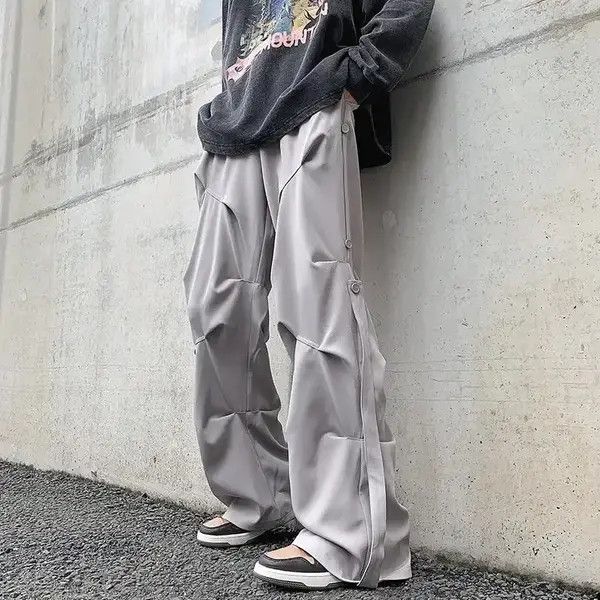 VIBE Trousers casual loose pants streetwear y2k Size US 34 / EU 50 - 1 Thumbnail