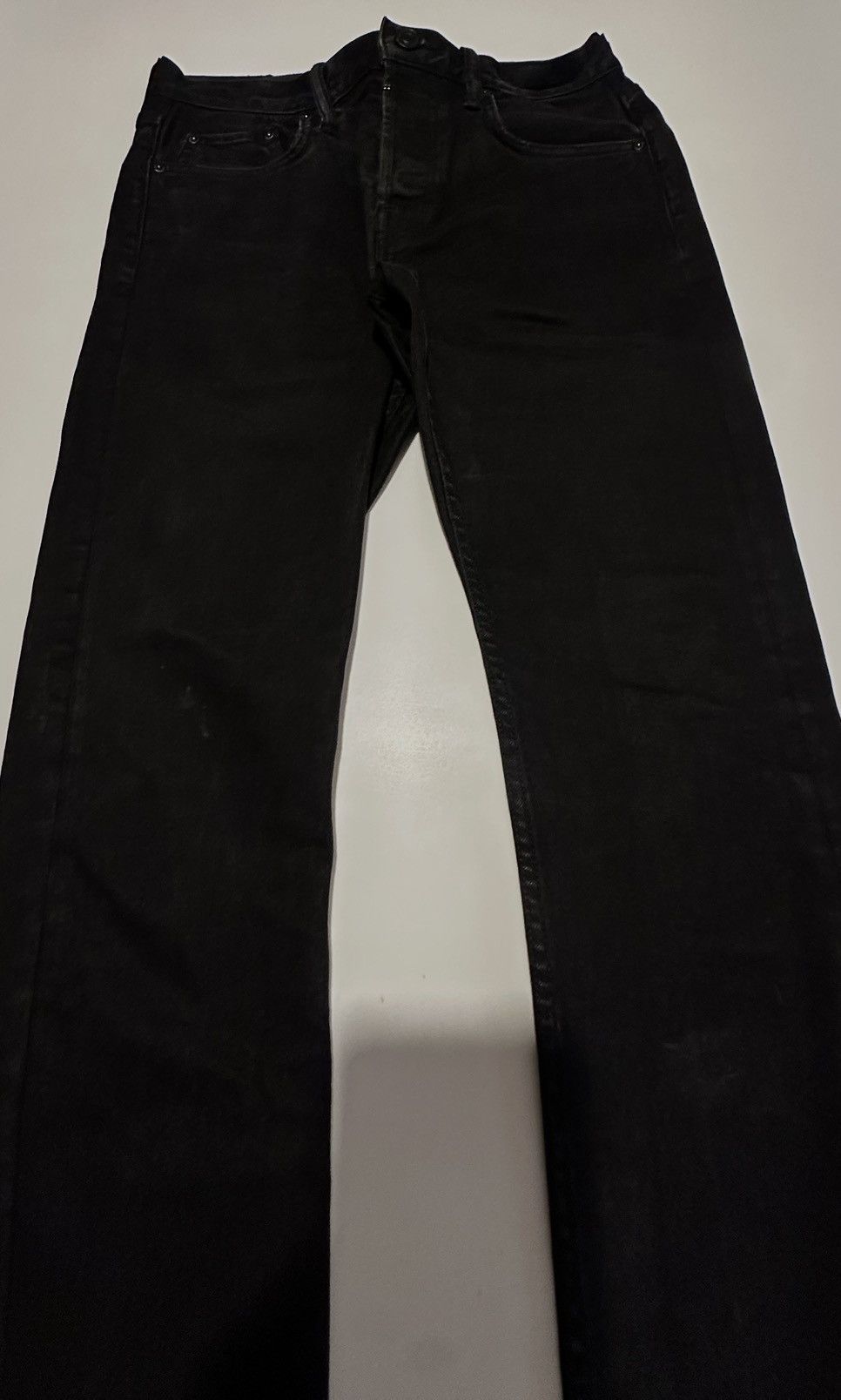 Allsaints All Saints Black Denim Cigarette Jeans Size US 30 / EU 46 - 3 Thumbnail