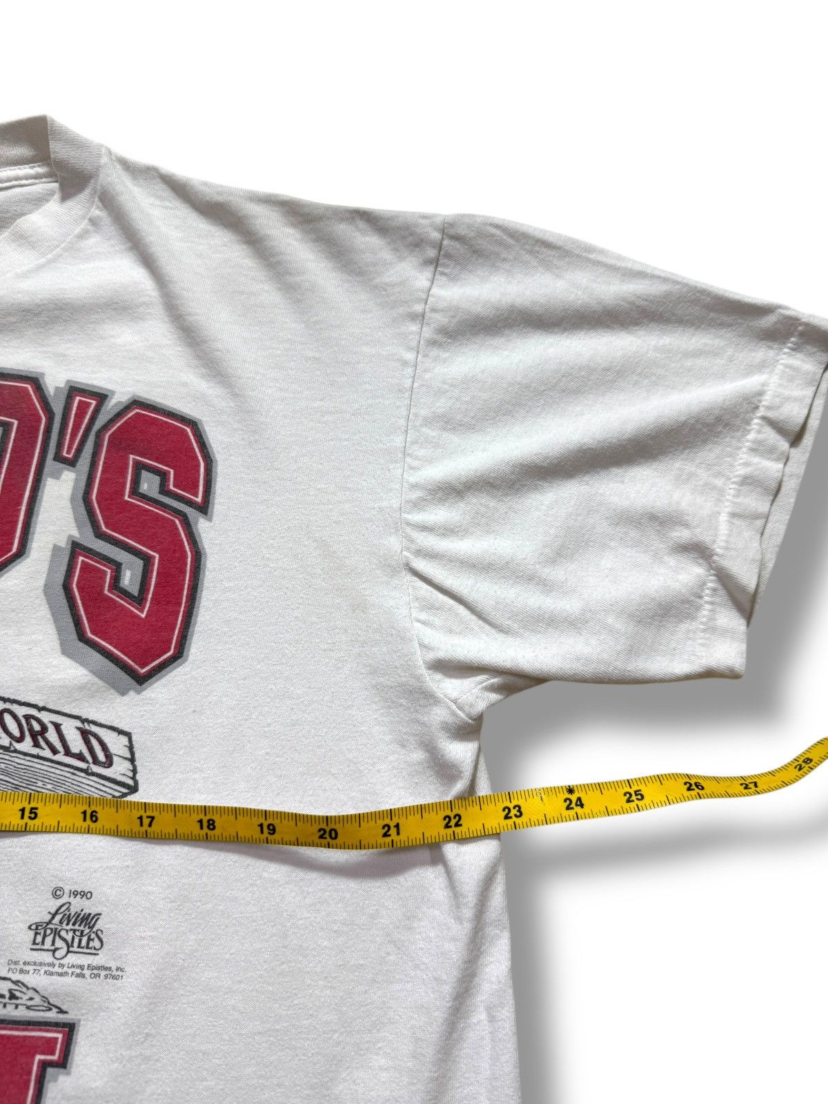 Vintage *RARE* VINTAGE 1990 90s LORD’S GYM GOD BODYBUILDING T-SHIRT Size US XL / EU 56 / 4 - 5 Thumbnail