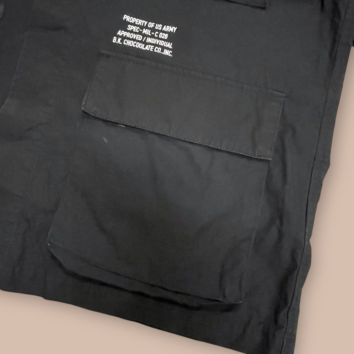 CHOCOOLATE Chocoolate U-SN Black Military Oversized Shirt Size US XL / EU 56 / 4 - 7 Thumbnail