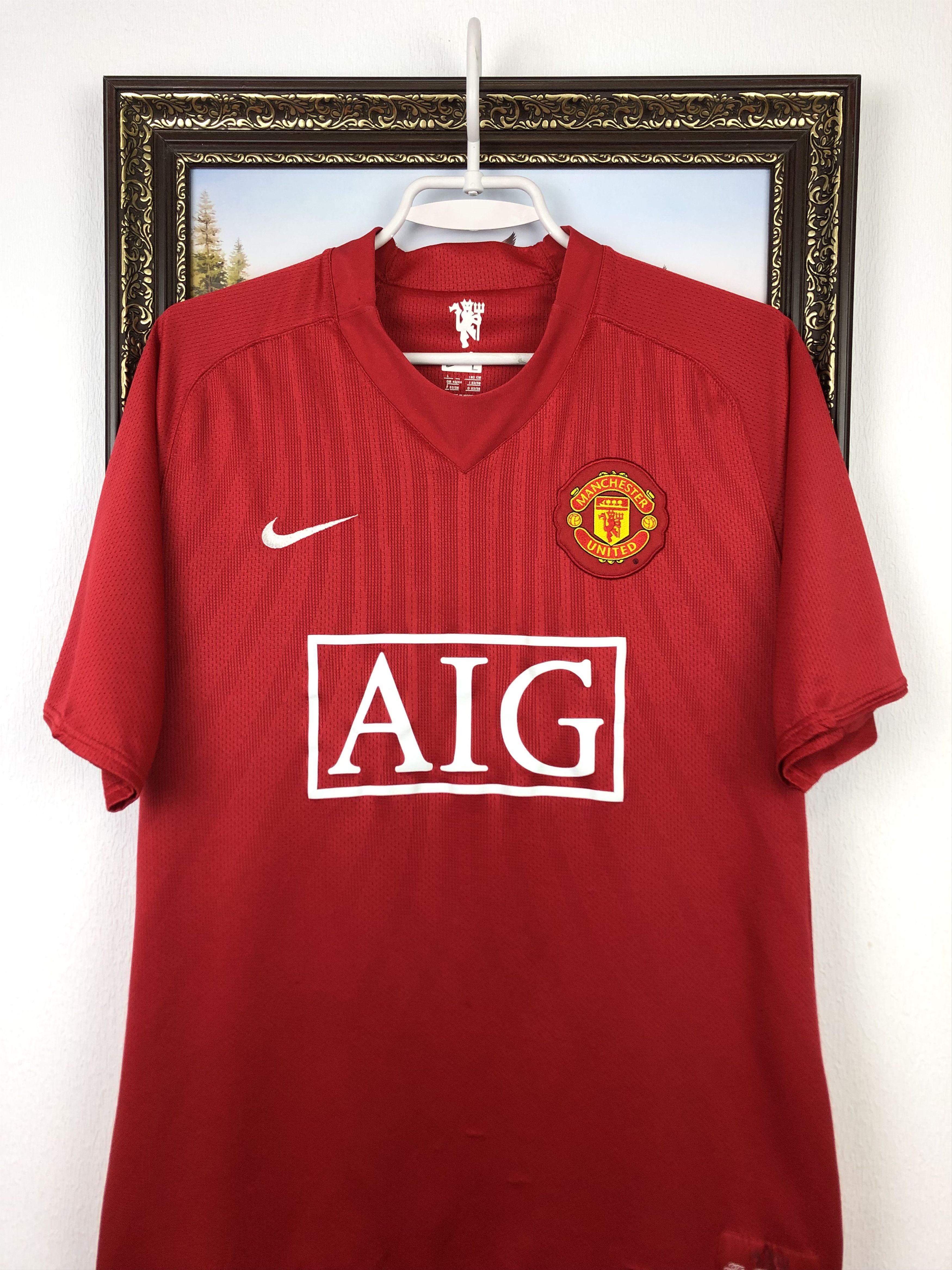 Nike Manchester United football shirt 2007 Soccer Nike Jersey Size US L / EU 52-54 / 3 - 2 Thumbnail