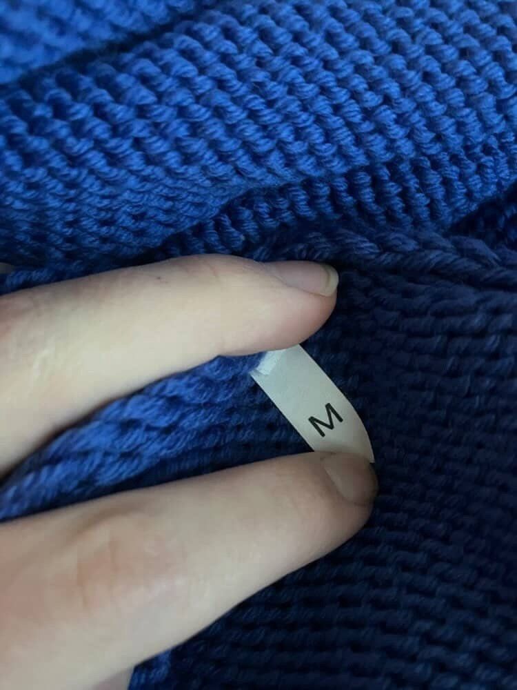 Raf Simons Raf simons blue RS sweater Size US M / EU 48-50 / 2 - 3 Thumbnail