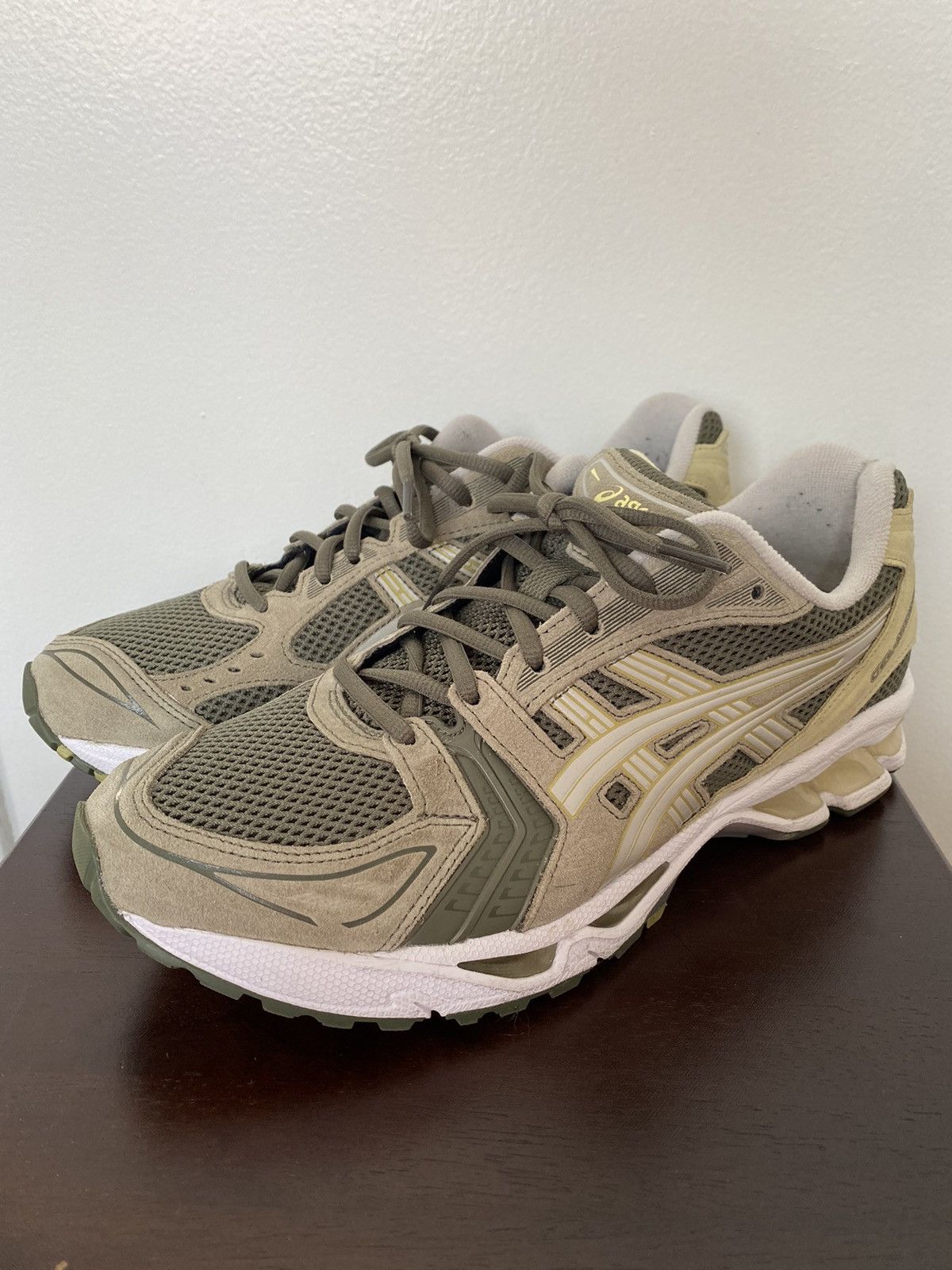 asics 14 kayano green