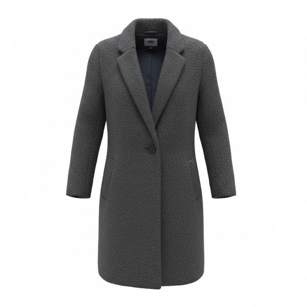 Old Navy Old Navy Women’s XL Gray Textured Coat Shawl Collar Size XL / US 12-14 / IT 48-50 - 1 Thumbnail