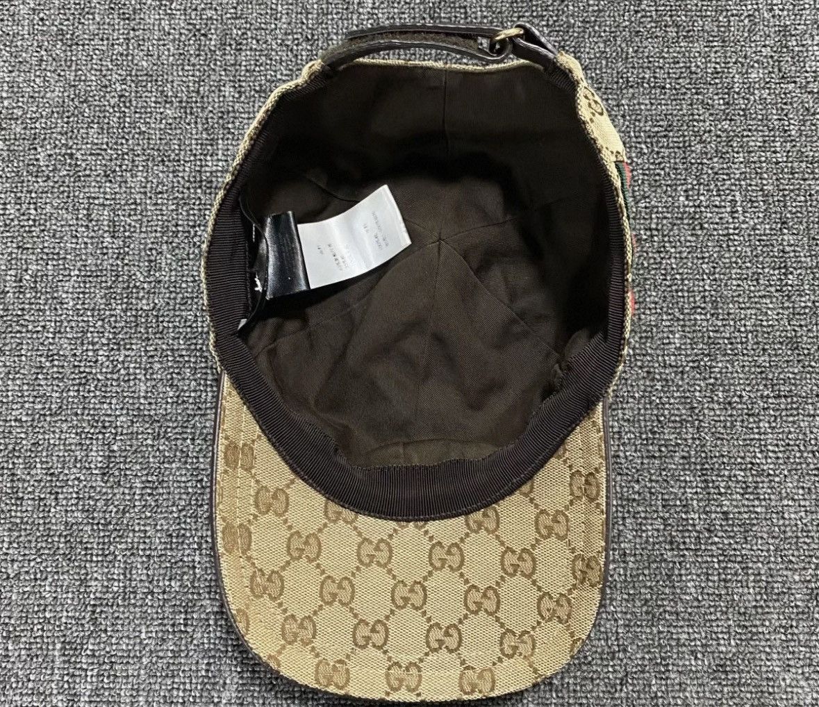 Gucci gucci logo red green stripe baseball cap. Size ONE SIZE - 4 Thumbnail