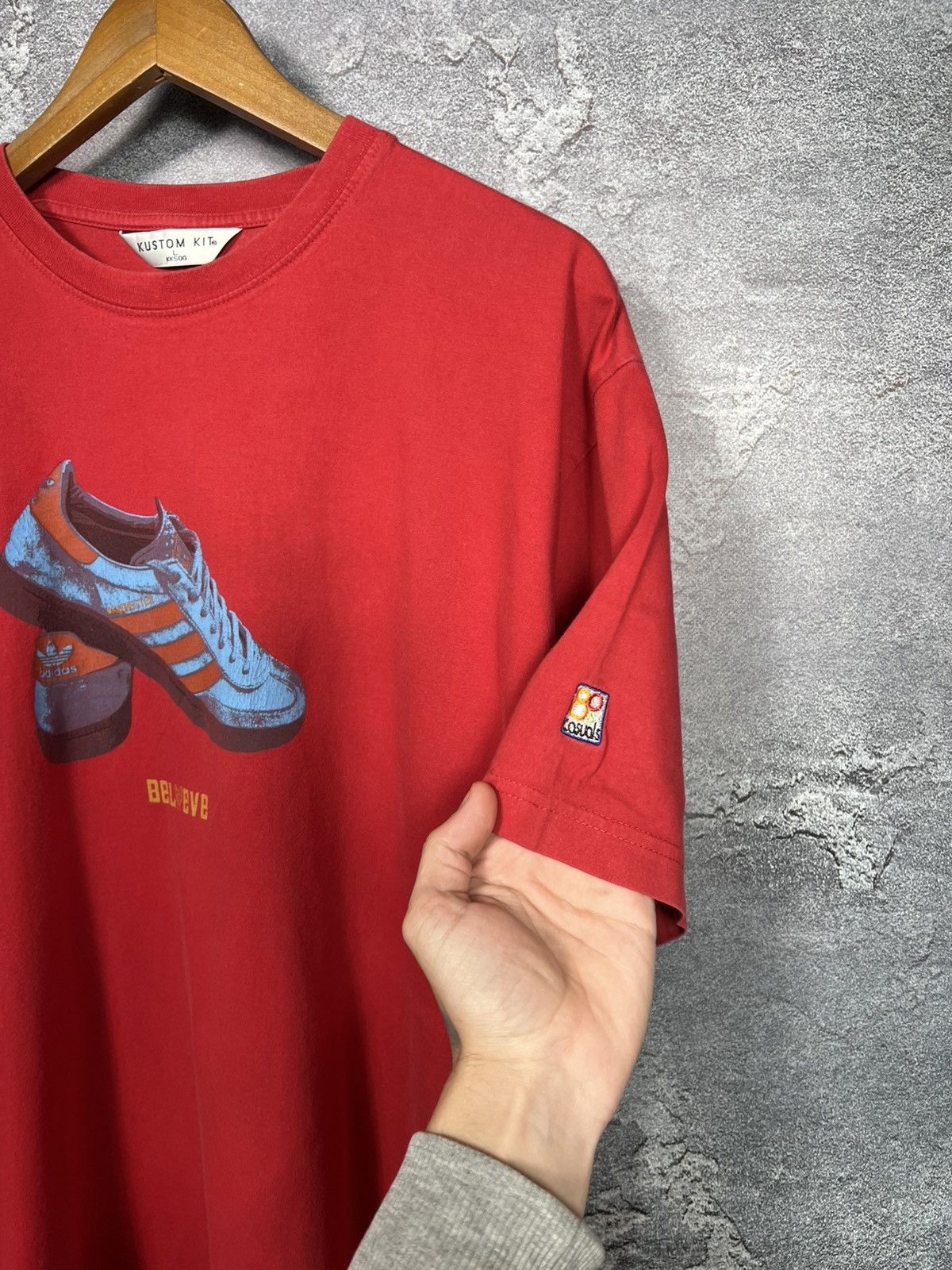 Vintage 80s Casuals Manchester United 2008 Champions T-shirt Size US L / EU 52-54 / 3 - 6 Thumbnail