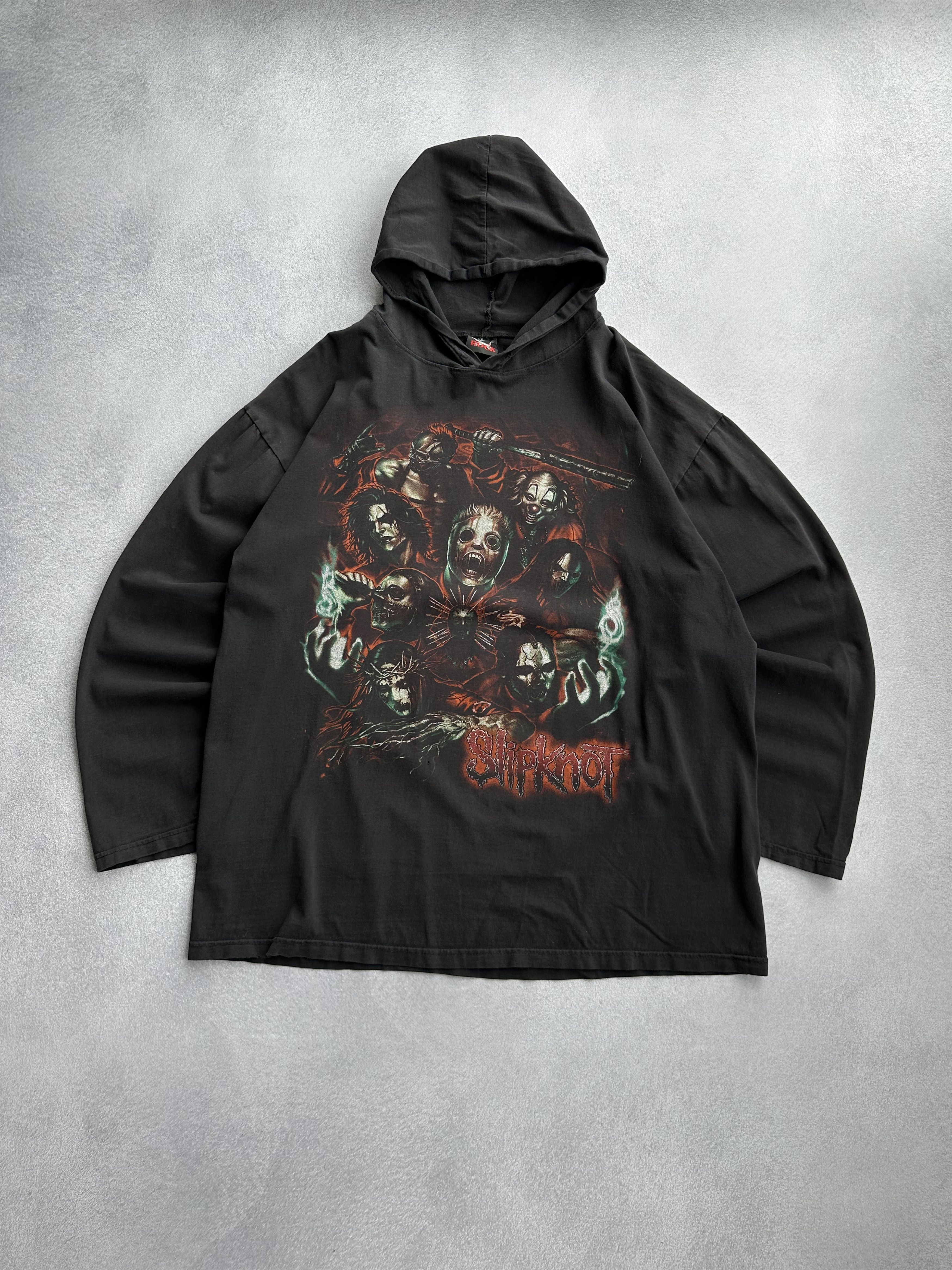 Band Tees × Vintage Vintage Slipknot Rock Band Light Hoodie Size US XL / EU 56 / 4 - 1 Thumbnail