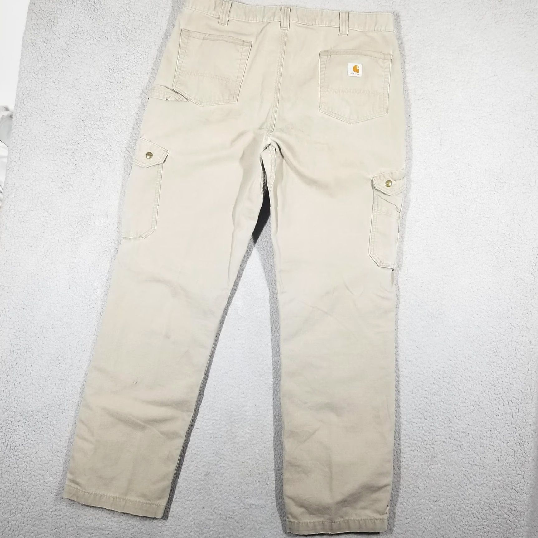 Carhartt Carhartt Men’s Relaxed Fit Ripstop Cargo Double Knee Pants Desert 38x34 B342 DES Size US 38 / EU 54 - 2 Thumbnail
