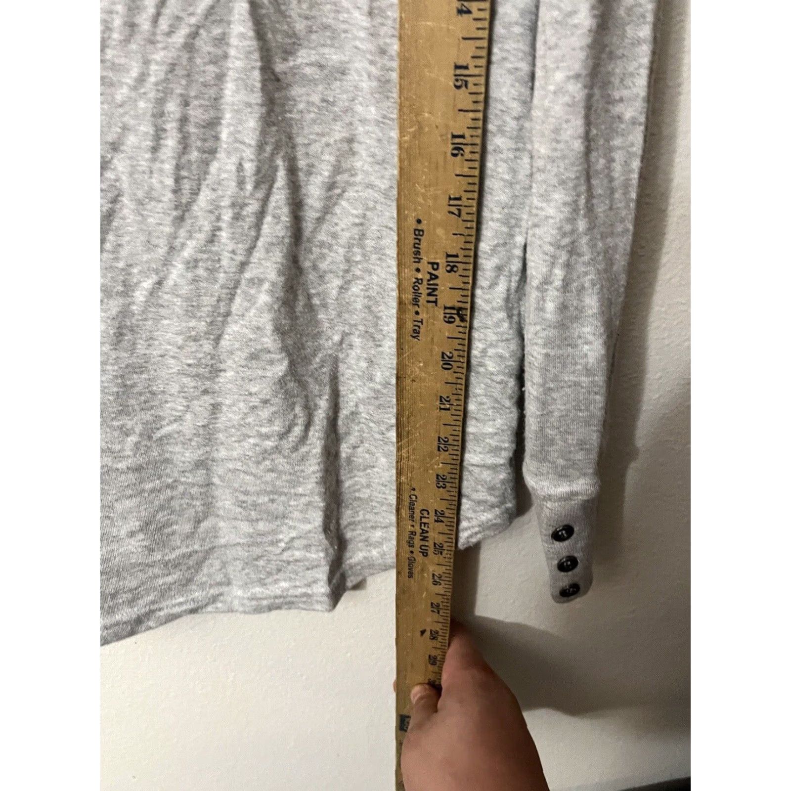 Vintage Jane and Delancey Sweatshirt Women's Small Gray Long Sleeve Pullover Shirt Size S / US 4 / IT 40 - 4 Thumbnail