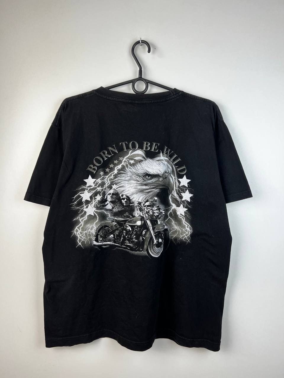 Vintage Eagle Harley Born to be wild vintage t-shirts size L Size US L / EU 52-54 / 3 - 3 Thumbnail