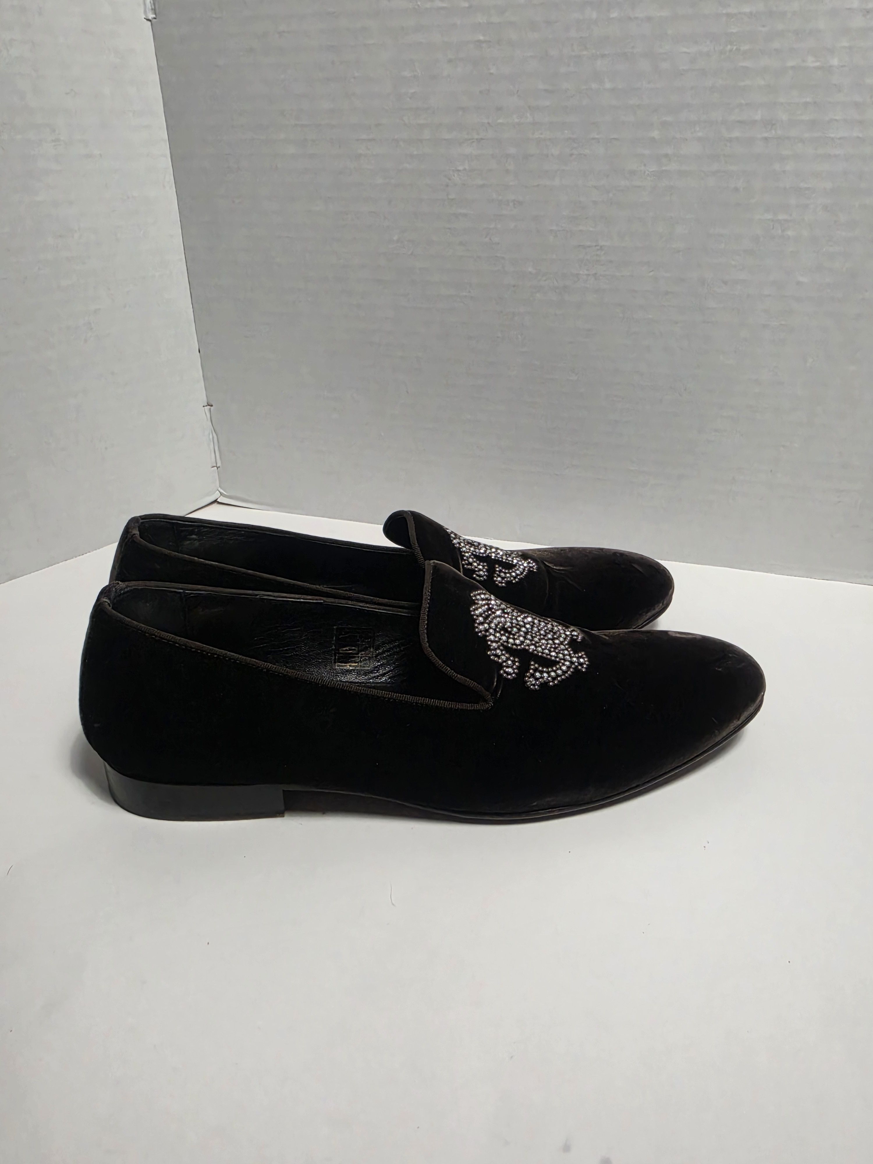 Roberto Cavalli Roberto Cavali Slip On Velvet Loafers Shoes Size US 12 / EU 45 - 3 Thumbnail