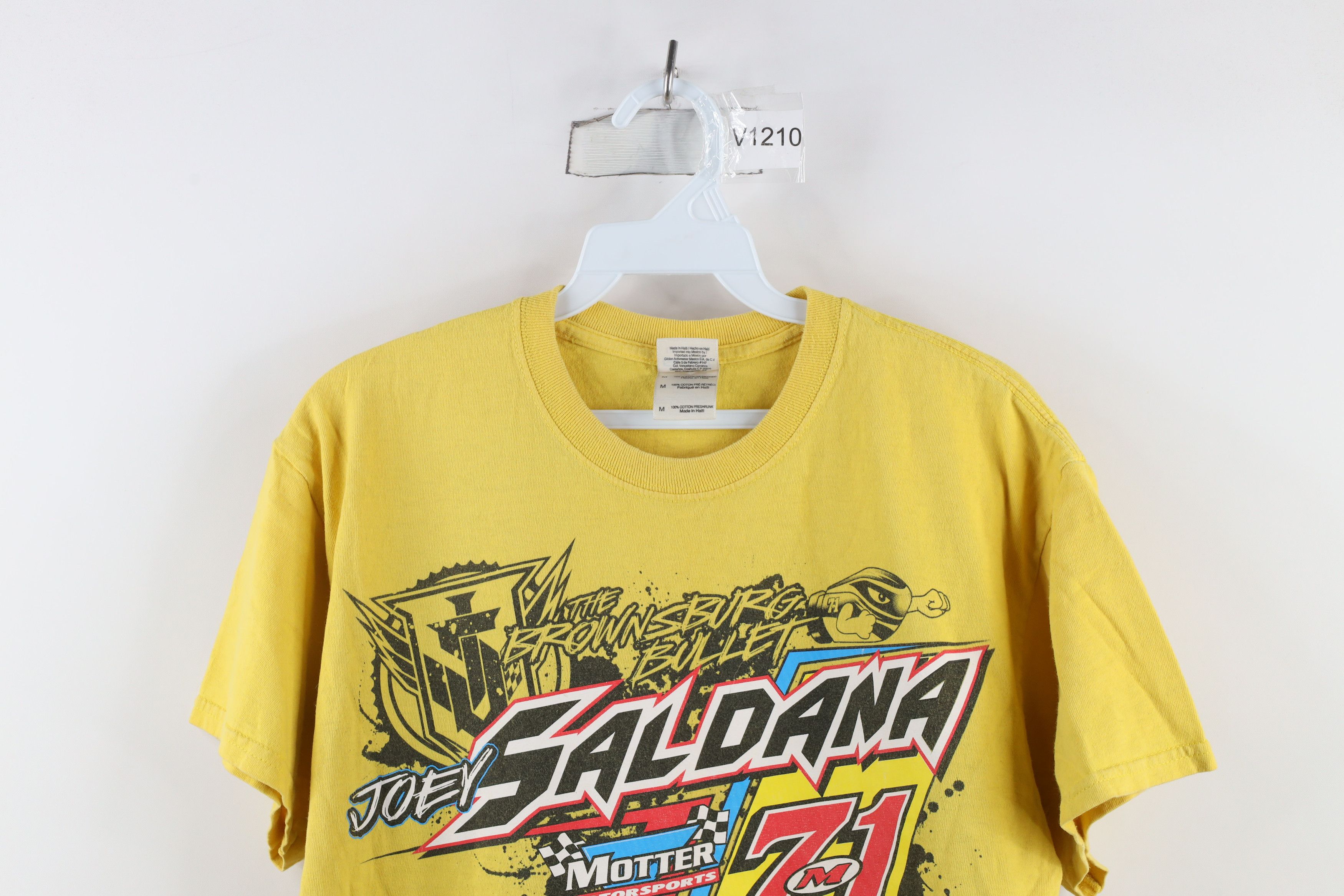 Vintage Streetwear Saldana The Brownsburg Bullet Racing T-Shirt Size US M / EU 48-50 / 2 - 2 Thumbnail