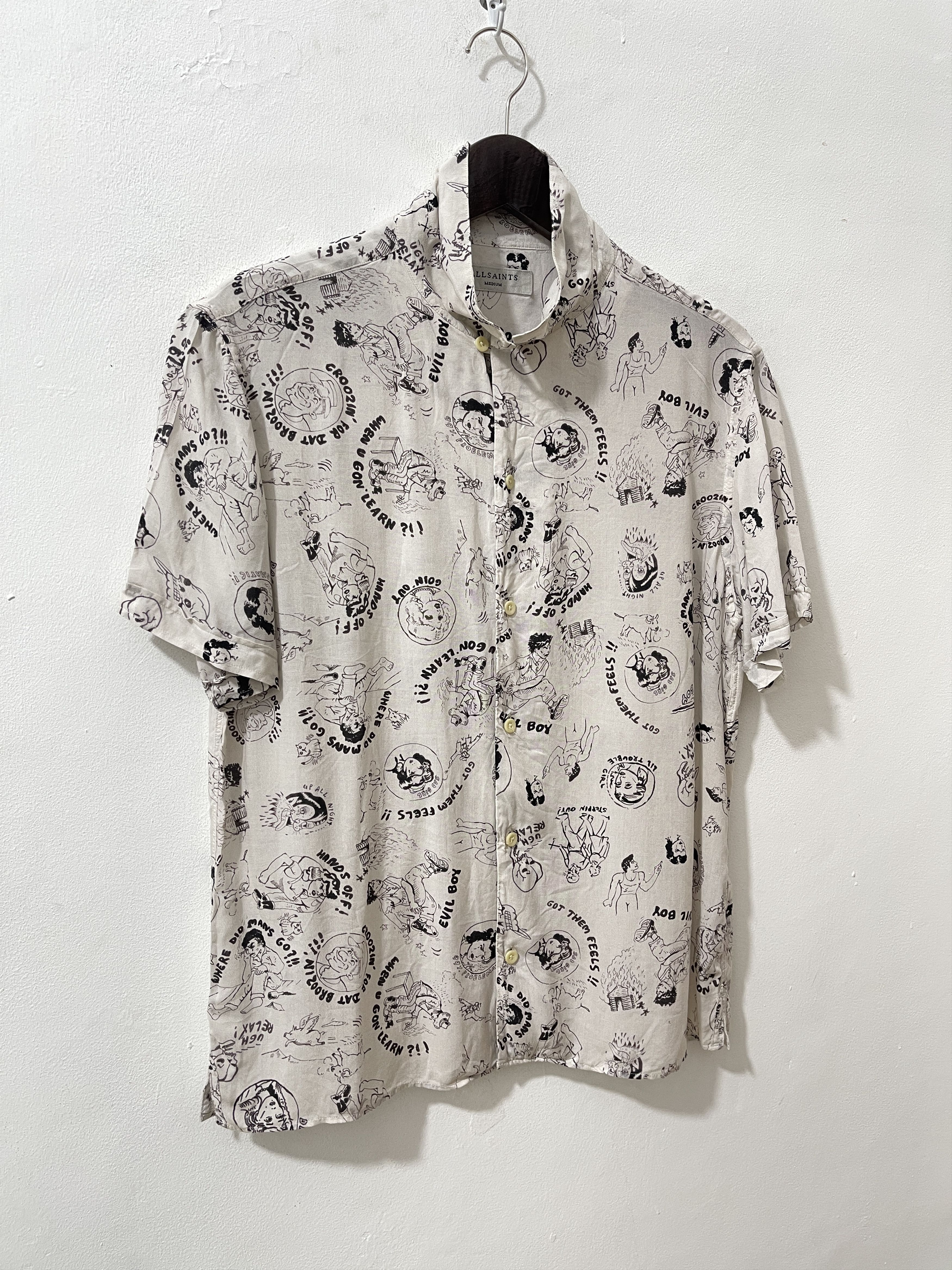 Allsaints Allsaints Feels SS Fullprint Shirts Size US M / EU 48-50 / 2 - 3 Thumbnail