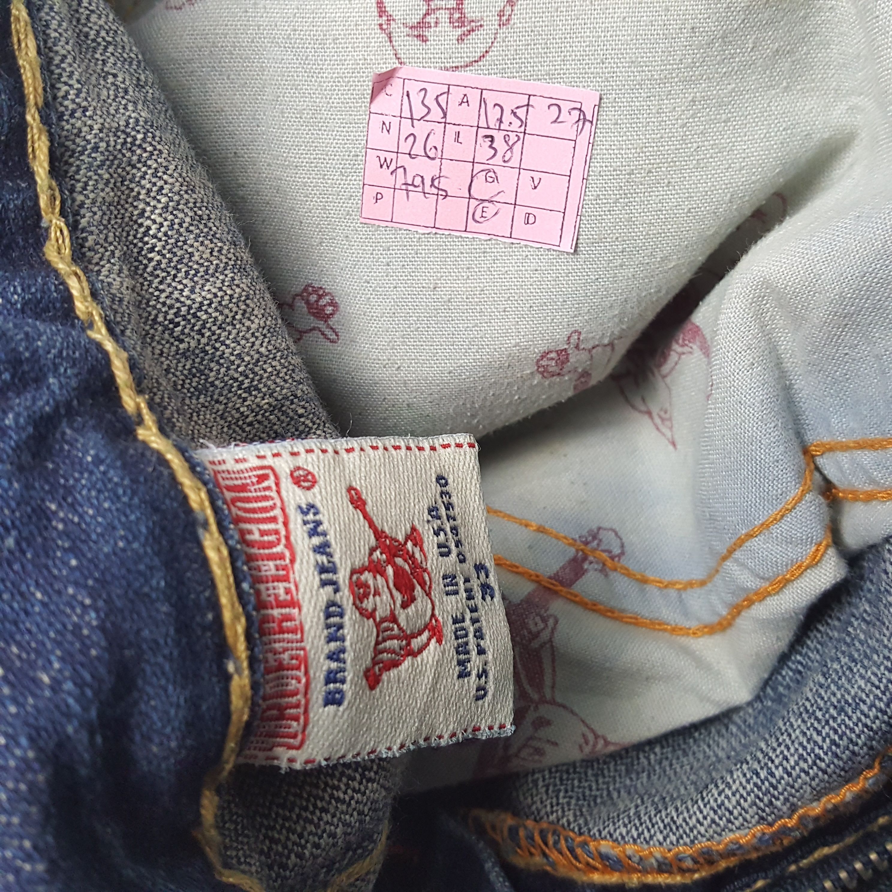 Levi's × Vintage LEVIS Distressed Jeans Daily Streetwear Style Size US 34 / EU 50 - 15 Thumbnail