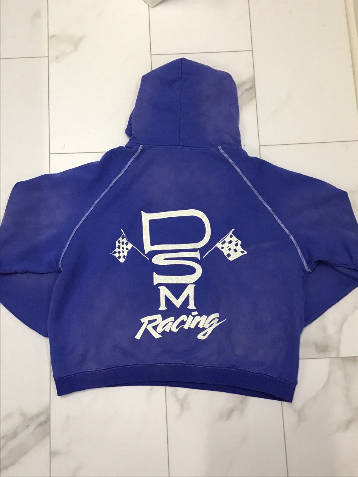 Diet Starts Monday DIET STARTS MONDAY Contrast Stitch Hoodie Washed Blue Size US L / EU 52-54 / 3 - 3 Thumbnail