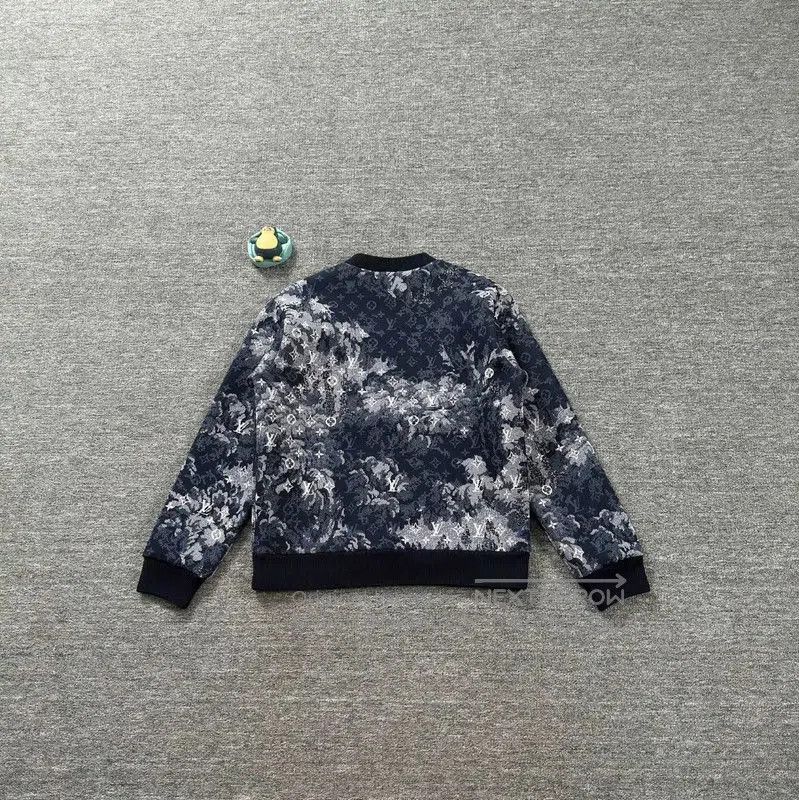 Louis Vuitton Louis Vuitton Men's Blue Cotton Sweatshirt . Size US XS / EU 42 / 0 - 2 Thumbnail