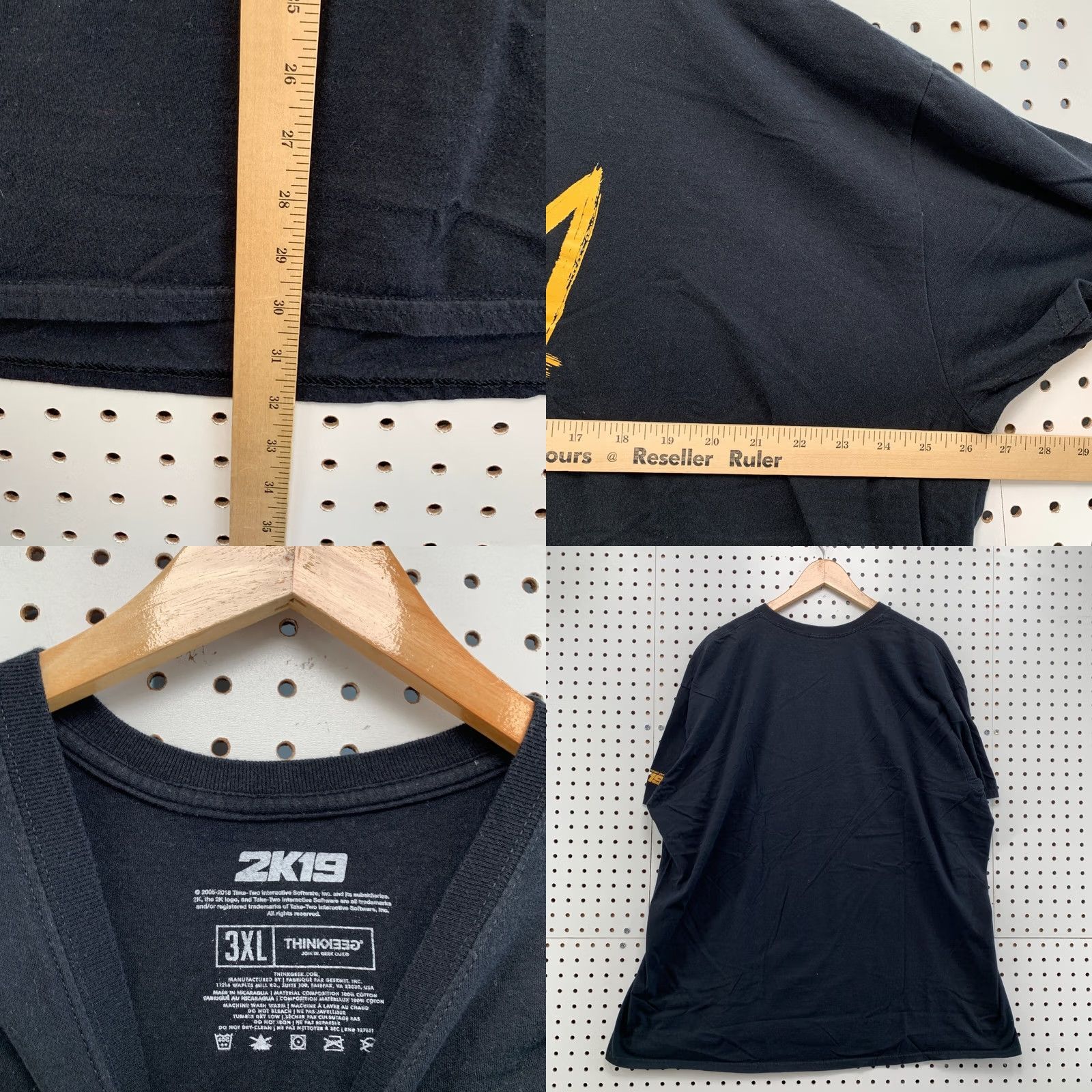NBA 2k19 Shirt 3XL Black NBA Men KING Crown Graphic 5x30 Video Game TEE Size US XXL / EU 58 / 5 - 8 Thumbnail