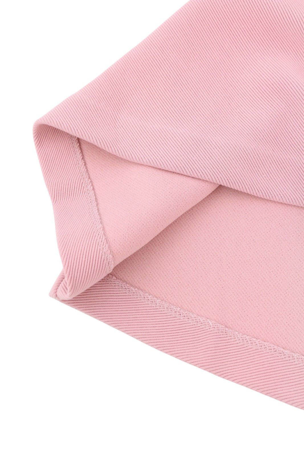 Gant RIB STRUCTURE XS Pink Short Sleeve V-Neck Dress 84953 Size XS / US 0-2 / IT 36-38 - 5 Thumbnail