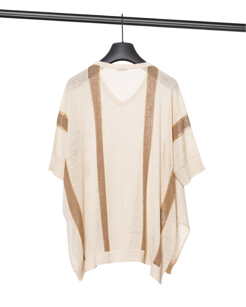 Peserico Peserico Linen Cotton Lurex Knit Top — IT42 / S-M Size M / US 6-8 / IT 42-44 - 5 Thumbnail
