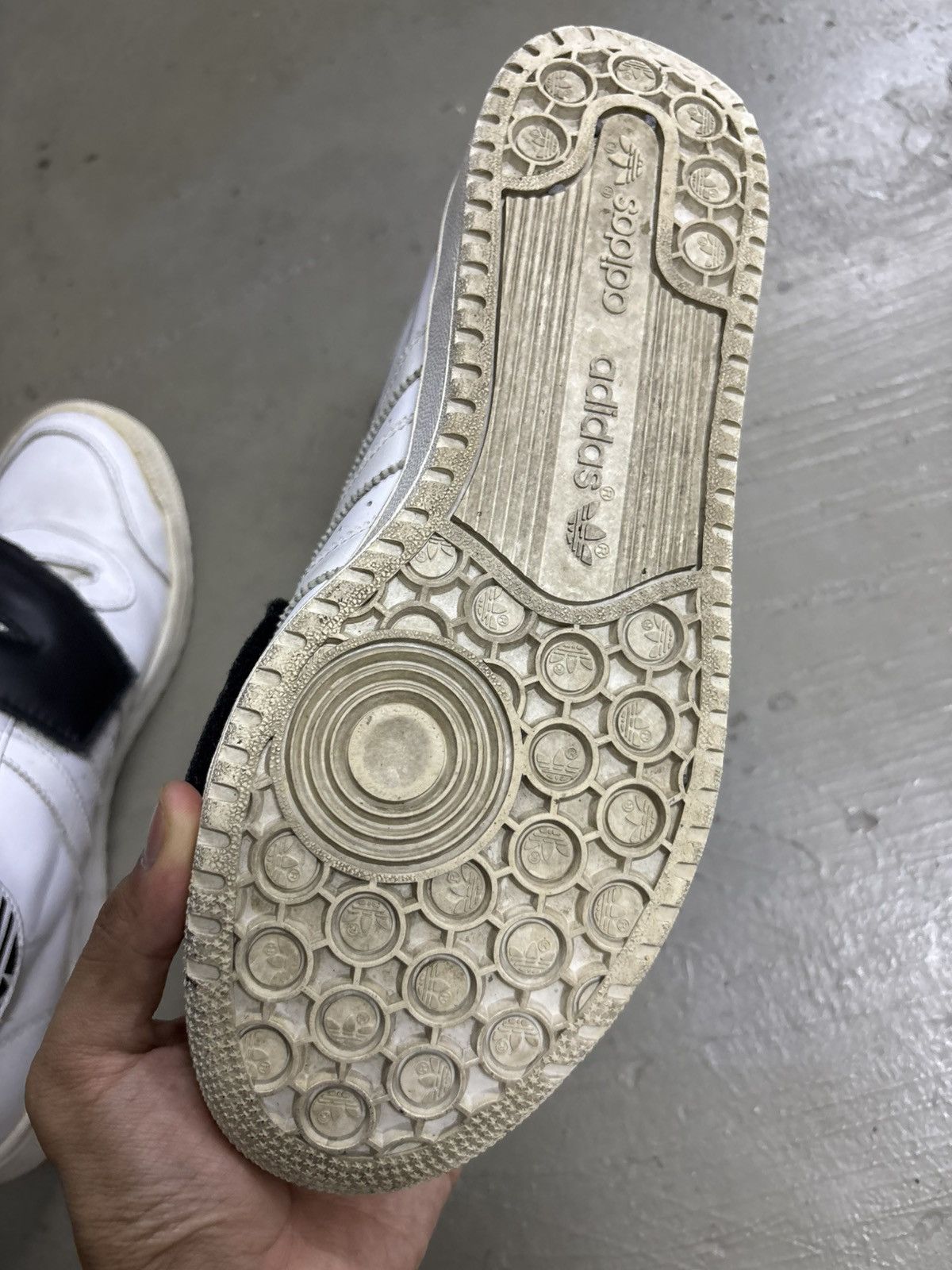 Adidas × Jeremy Scott adidas Originals Jeremy Scott LETTERS LEATHER Black White Size US 8.5 / EU 41-42 - 19 Thumbnail
